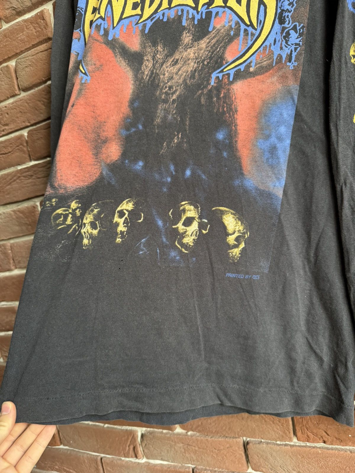 Band Tees Vintage 90s Benediction Grand Leveller Death Metal Band Tee Size US XL / EU 56 / 4 - 8 Thumbnail