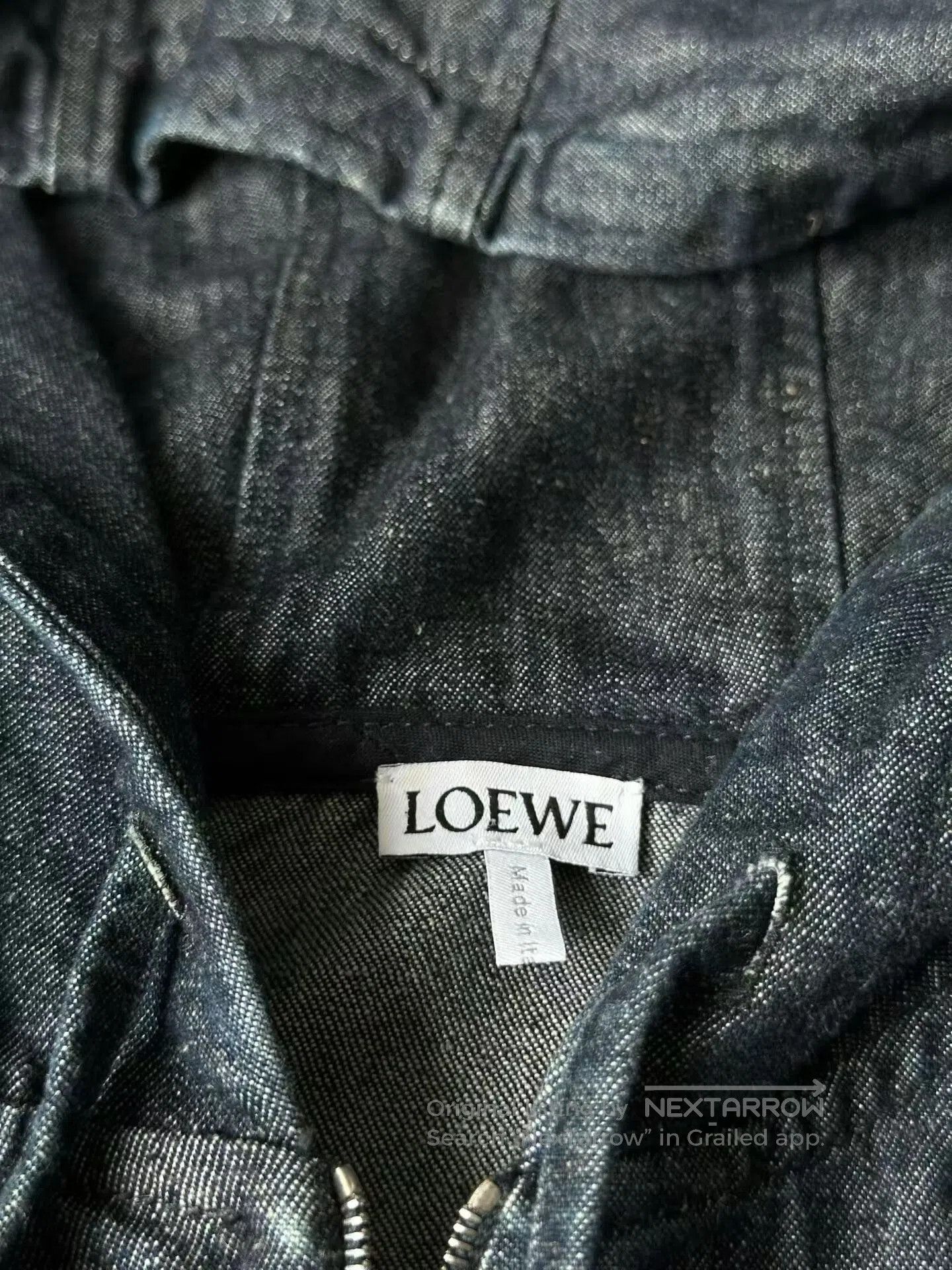 Loewe loewe denim hooded jacket size 36. Size US M / EU 48-50 / 2 - 3 Thumbnail