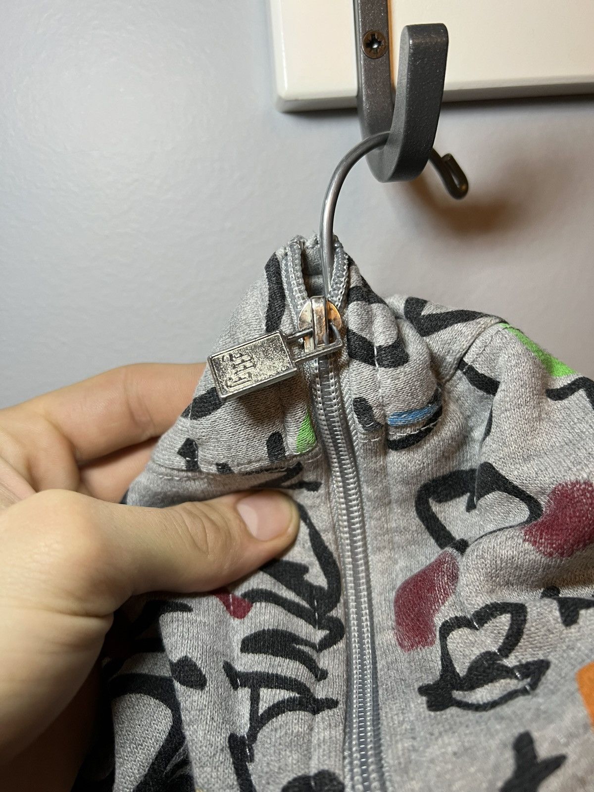 Mecca Vintage Mecca Jeans Co aop graffiti logo full zip-up hoodie Size US XL / EU 56 / 4 - 6 Thumbnail