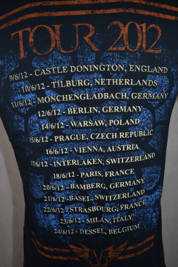 Band Tees × Vintage Black Veil Brides 2012 Tour NEW t-shirt S Size US S / EU 44-46 / 1 - 3 Thumbnail