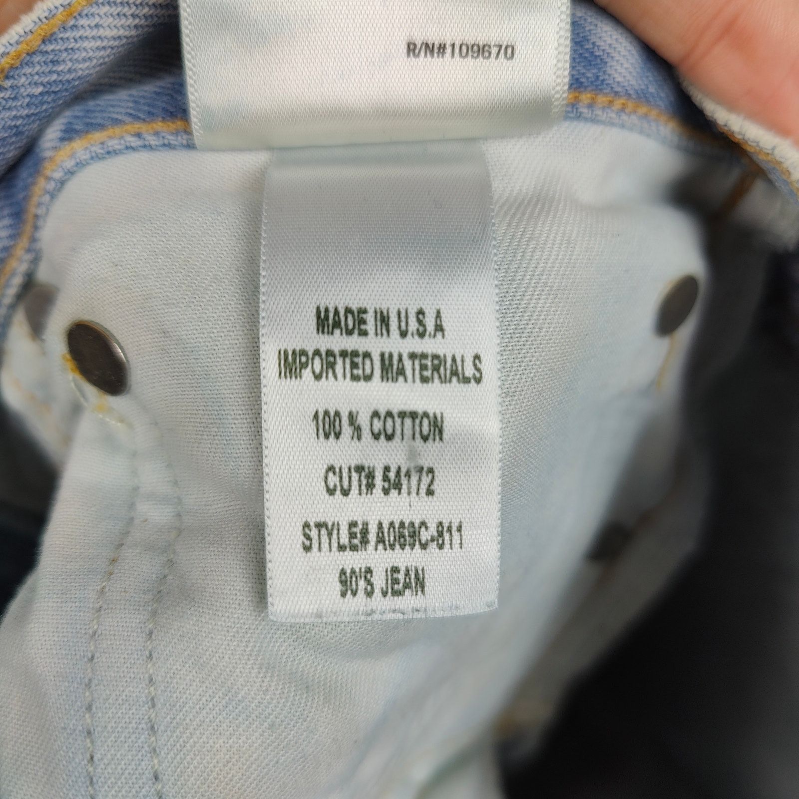 Agolde Agolde 90s Mid-Rise Loose Fit Jeans Womens 27 Fall Out Size 27" / US 4 / IT 40 - 9 Thumbnail