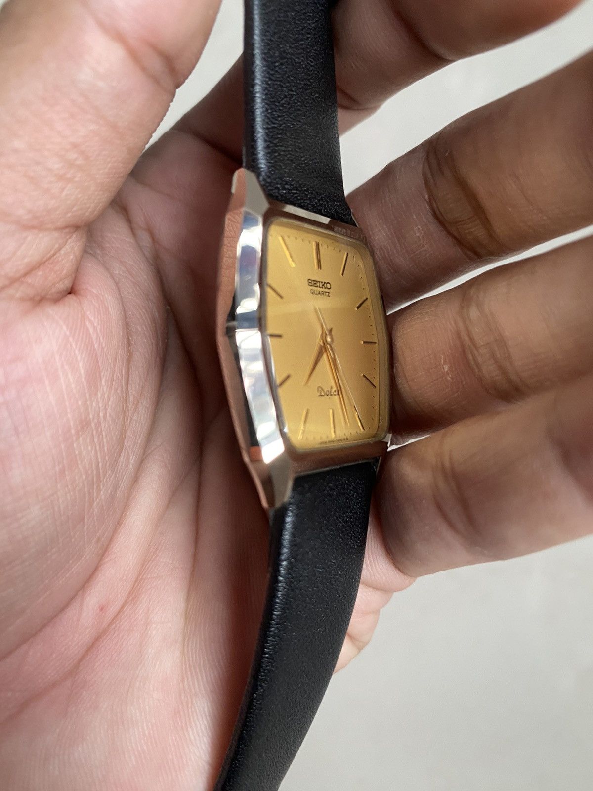 Japanese Brand × Seiko × Vintage Vintage Seiko Dolce Gold 6030 5480 Anti Scratch Japan Size ONE SIZE - 8 Thumbnail