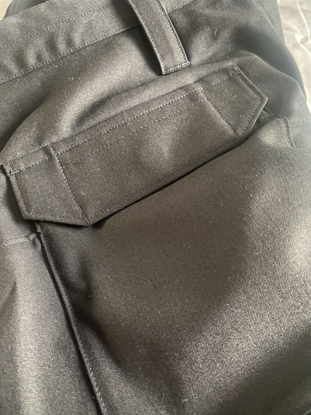 Adidas × Y-3 × Yohji Yamamoto Y-3 CLASSIC REFINED WOOL STRETCH CARGO PANTS Size 32" / US 10 / IT 46 - 4 Thumbnail