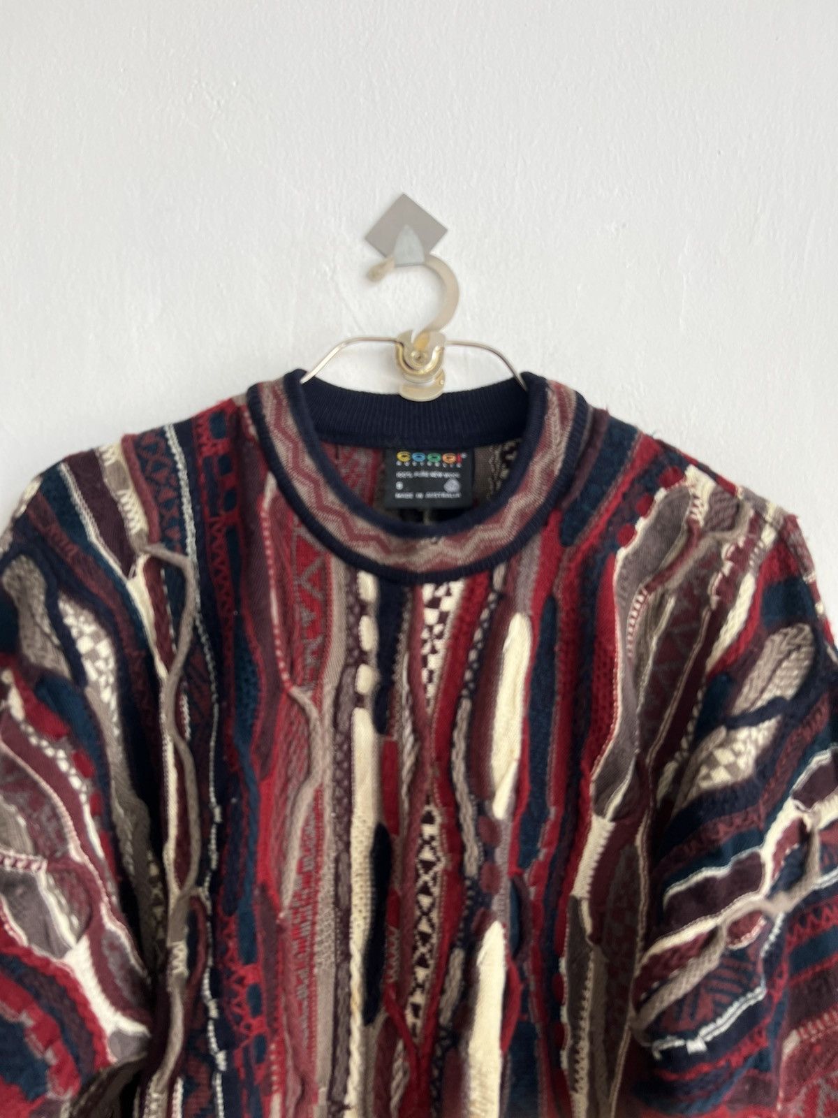 Coogi ARCHIVE 1990s Coogi 3D Cable Knit Cosby Oversized Sweater Size US M / EU 48-50 / 2 - 4 Thumbnail