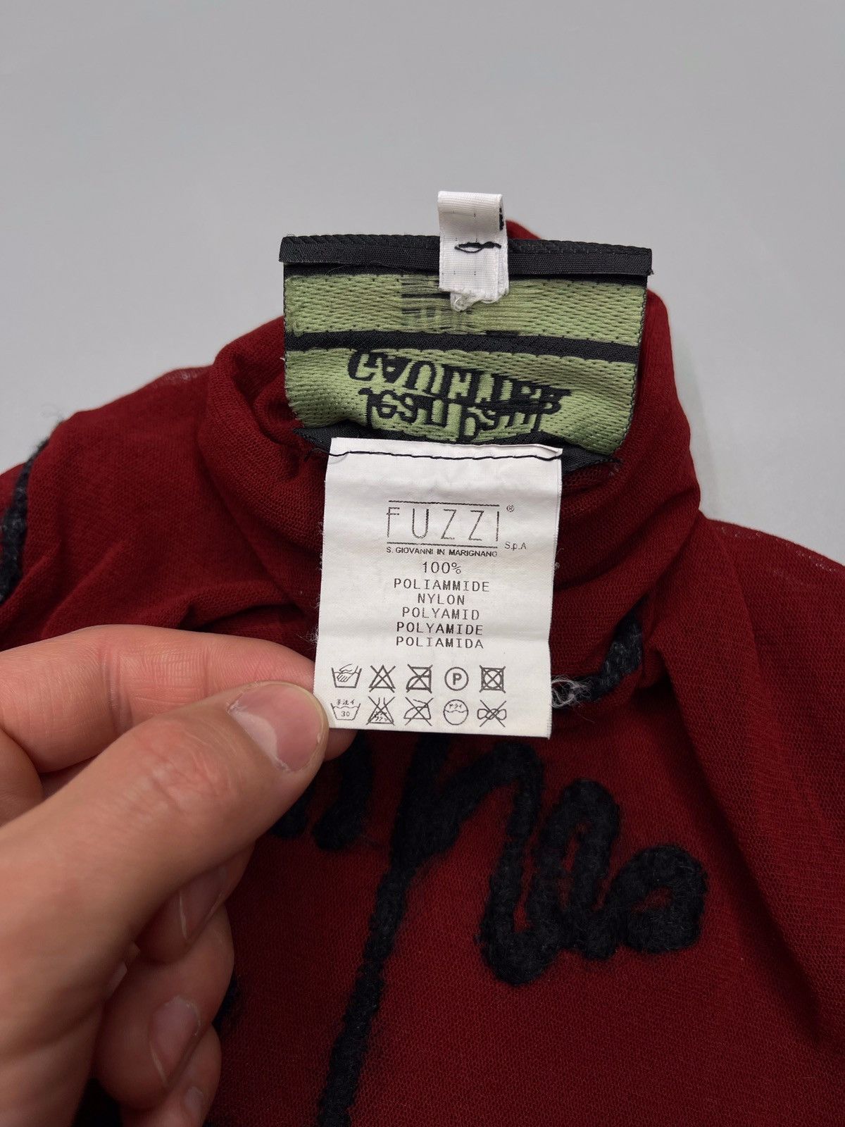 Jean Paul Gaultier RARE GRAIL Jean Paul Gaultier Script Mesh Thank Top FW01 Size S / US 4 / IT 40 - 6 Thumbnail
