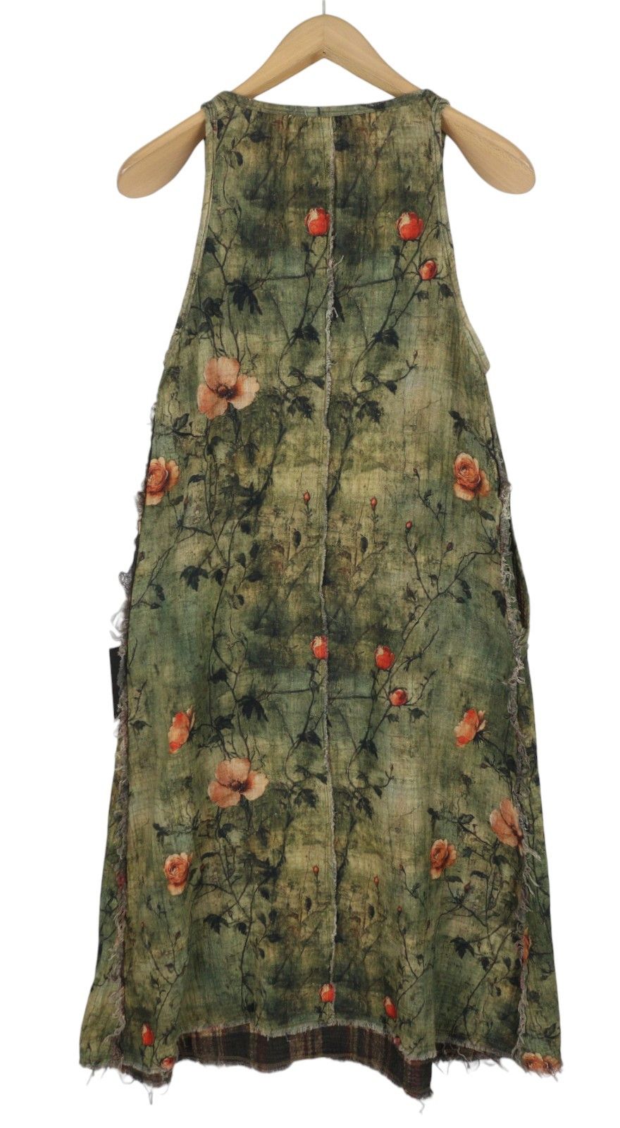R13 REVERSIBLE TANK S Sleeveless Relaxed Midi PF25 86555 Size S / US 4 / IT 40 - 5 Thumbnail