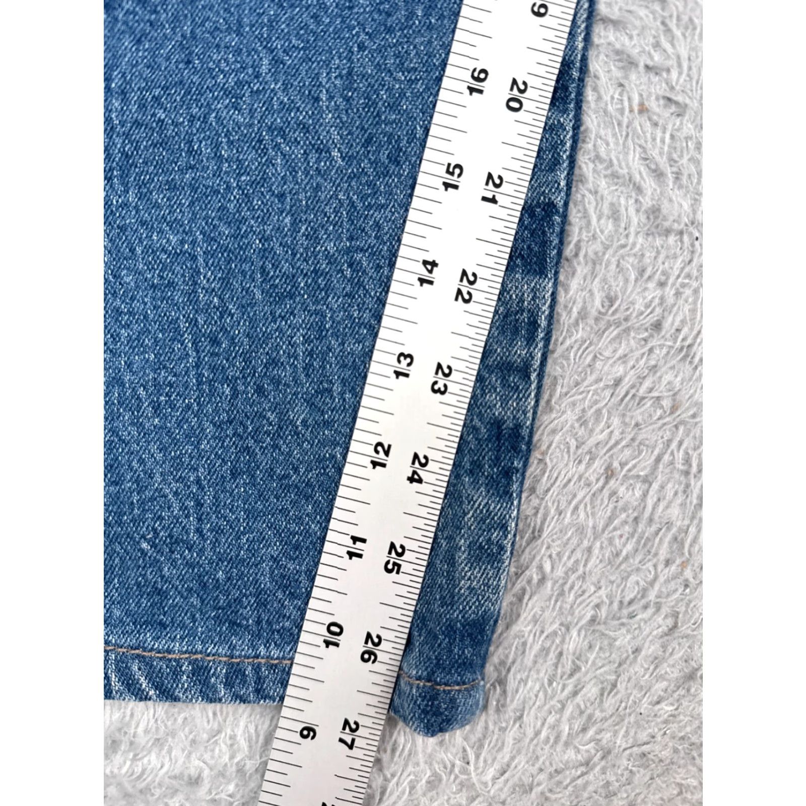 Wrangler Wrangler jeans Mens 50x30 Blue Denim Straight Leg Comfort Waist Cotton Blend Size US 34 / EU 50 - 6 Thumbnail