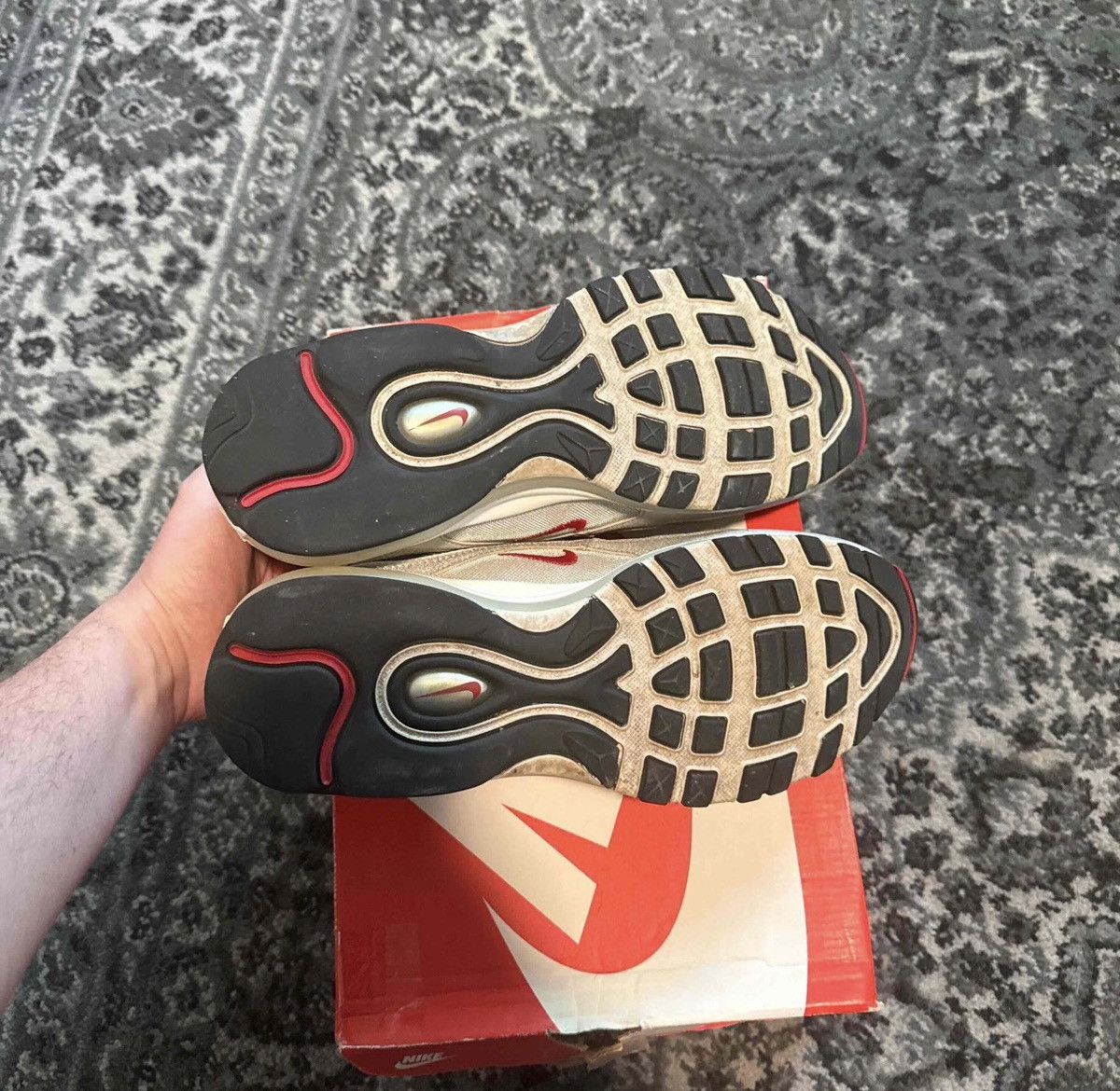 Nike Nike Air Max 97 Silver Bullet 2017 Size US 11 / EU 44 - 5 Thumbnail