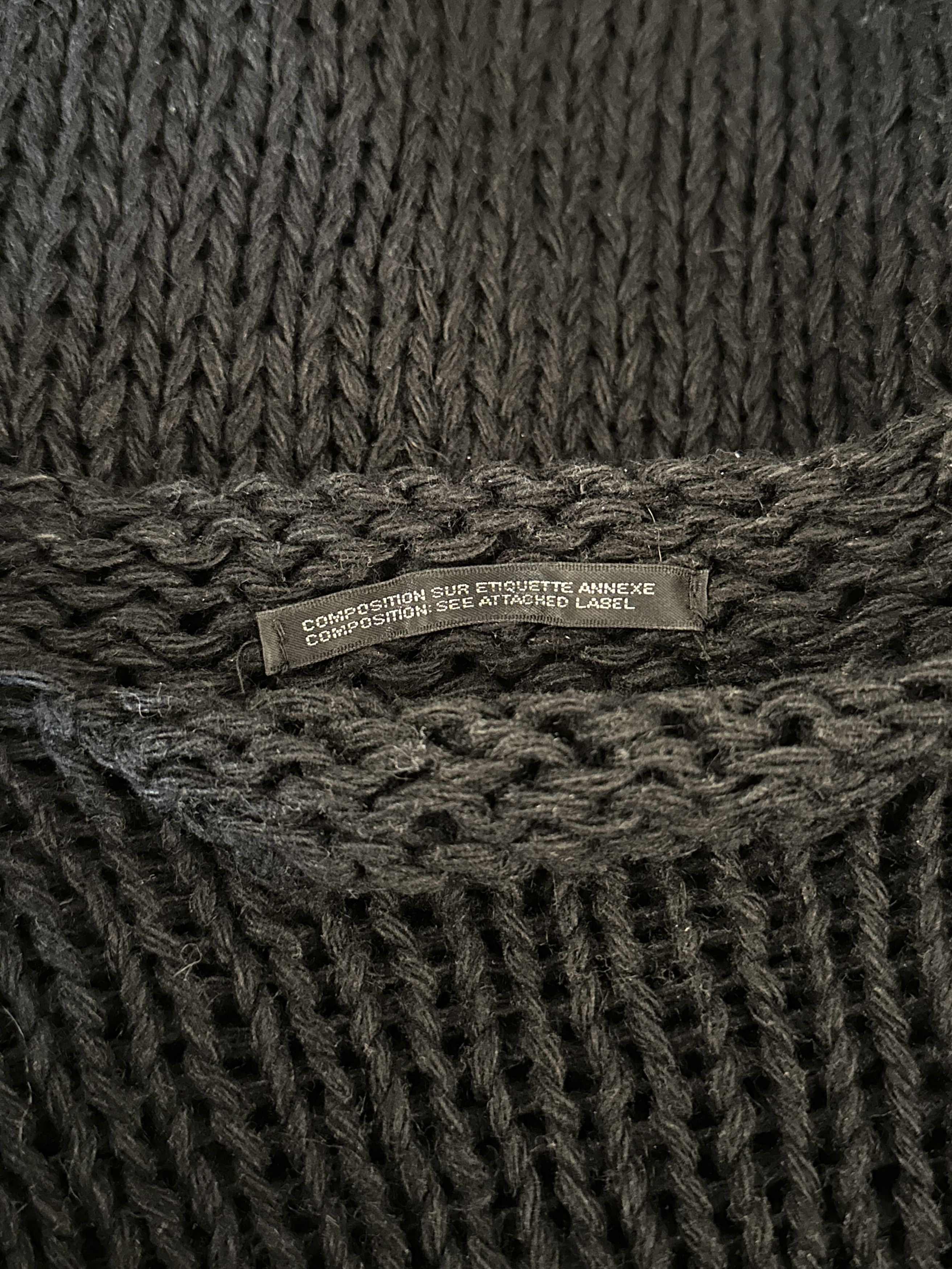 Yohji Yamamoto RARE Archival Yohji Yamamoto Y's Handmade Knit Sweater Size S / US 4 / IT 40 - 4 Thumbnail
