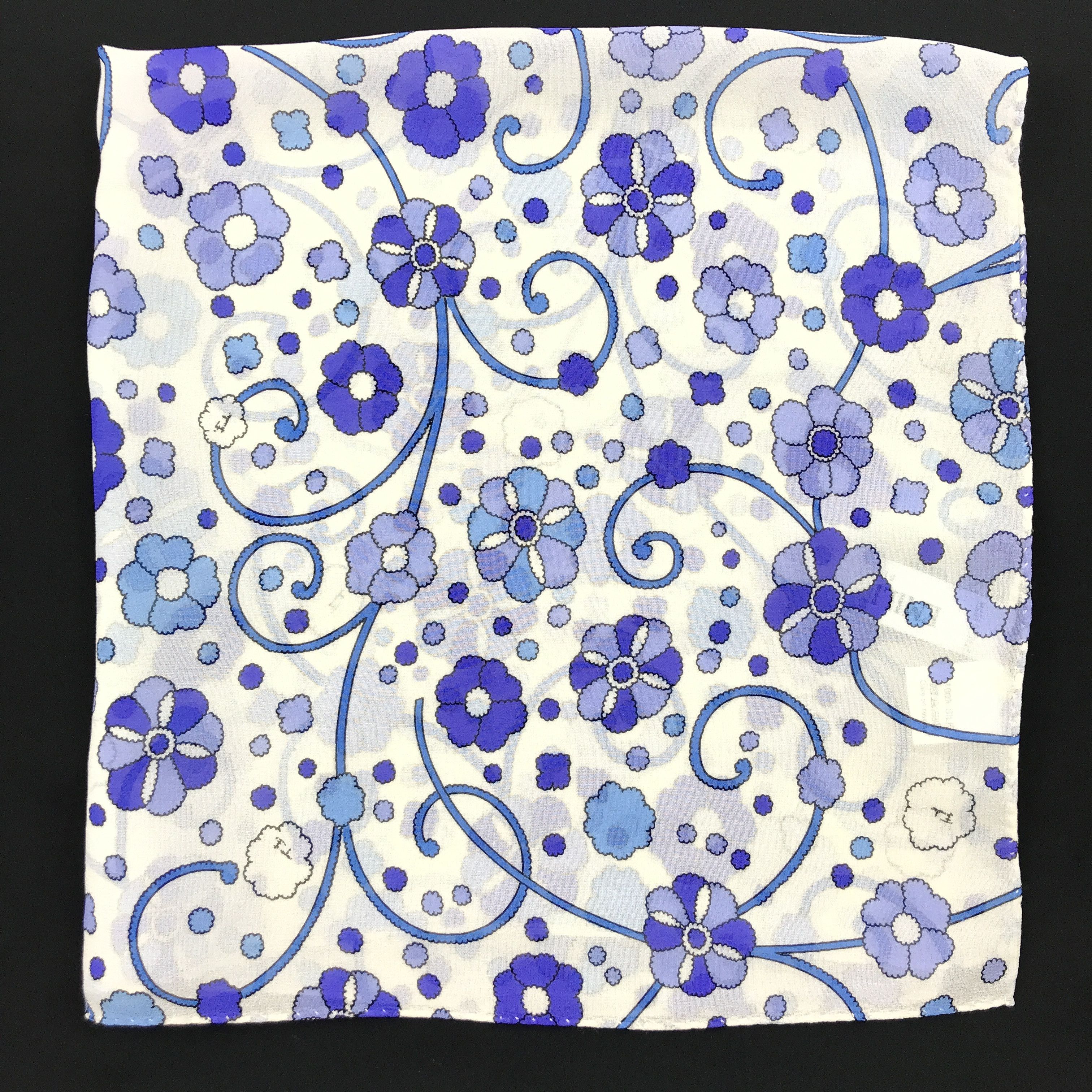 Emilio Pucci Vintage Emilio Pucci Printed Silk Twill Scarf Size ONE SIZE - 3 Thumbnail