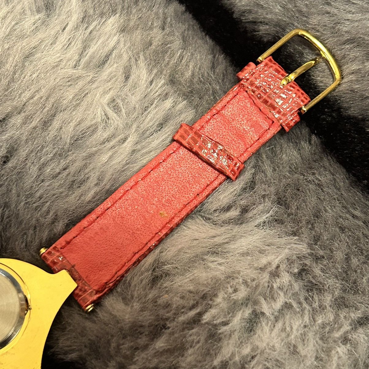 Vintage Rare Vintage 80s Emspritt red croc genuine leather watch Size ONE SIZE - 8 Thumbnail