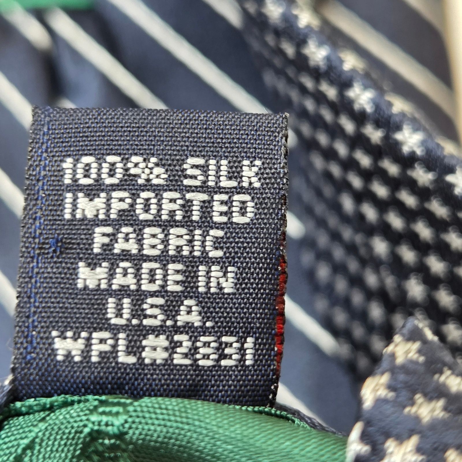 Tommy Hilfiger Tommy Hilfiger Silk Tie Lot Navy Blue USA 3.75 Contrast Tips Size ONE SIZE - 11 Thumbnail