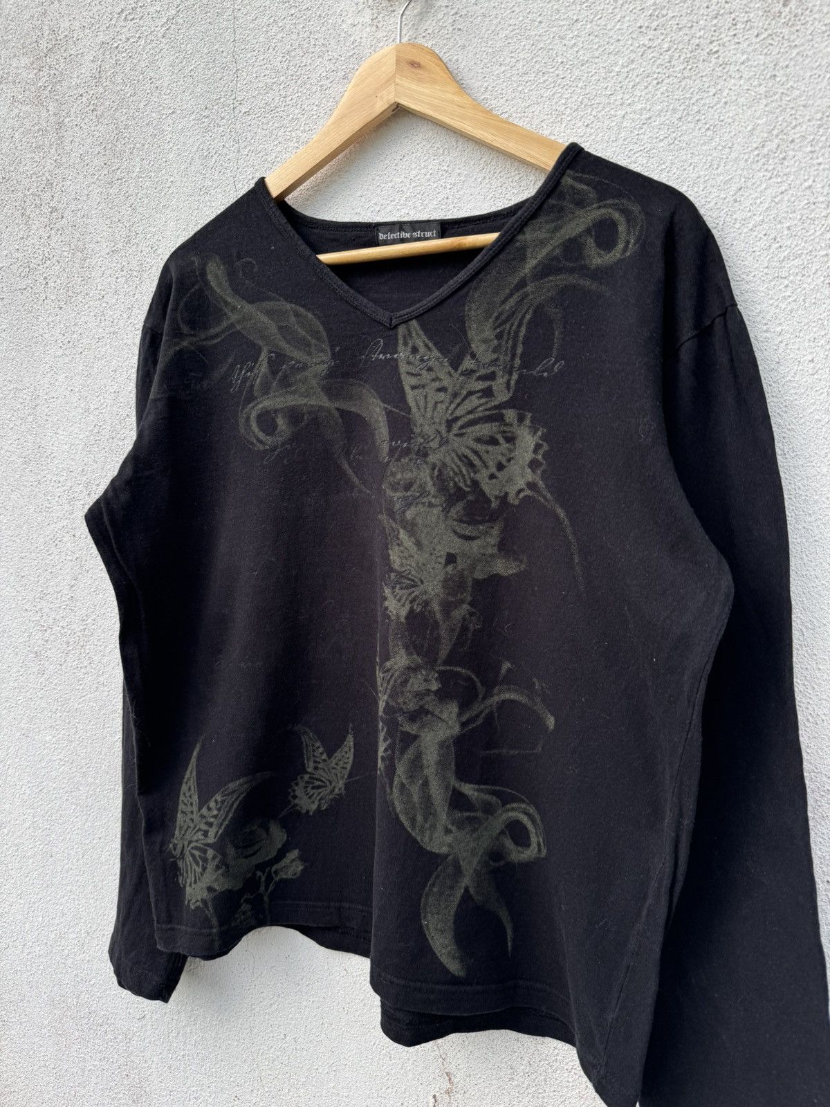If Six Was Nine Japanese Wild Poems Long Sleeve Gothic Punk Styled Size US M / EU 48-50 / 2 - 2 Thumbnail