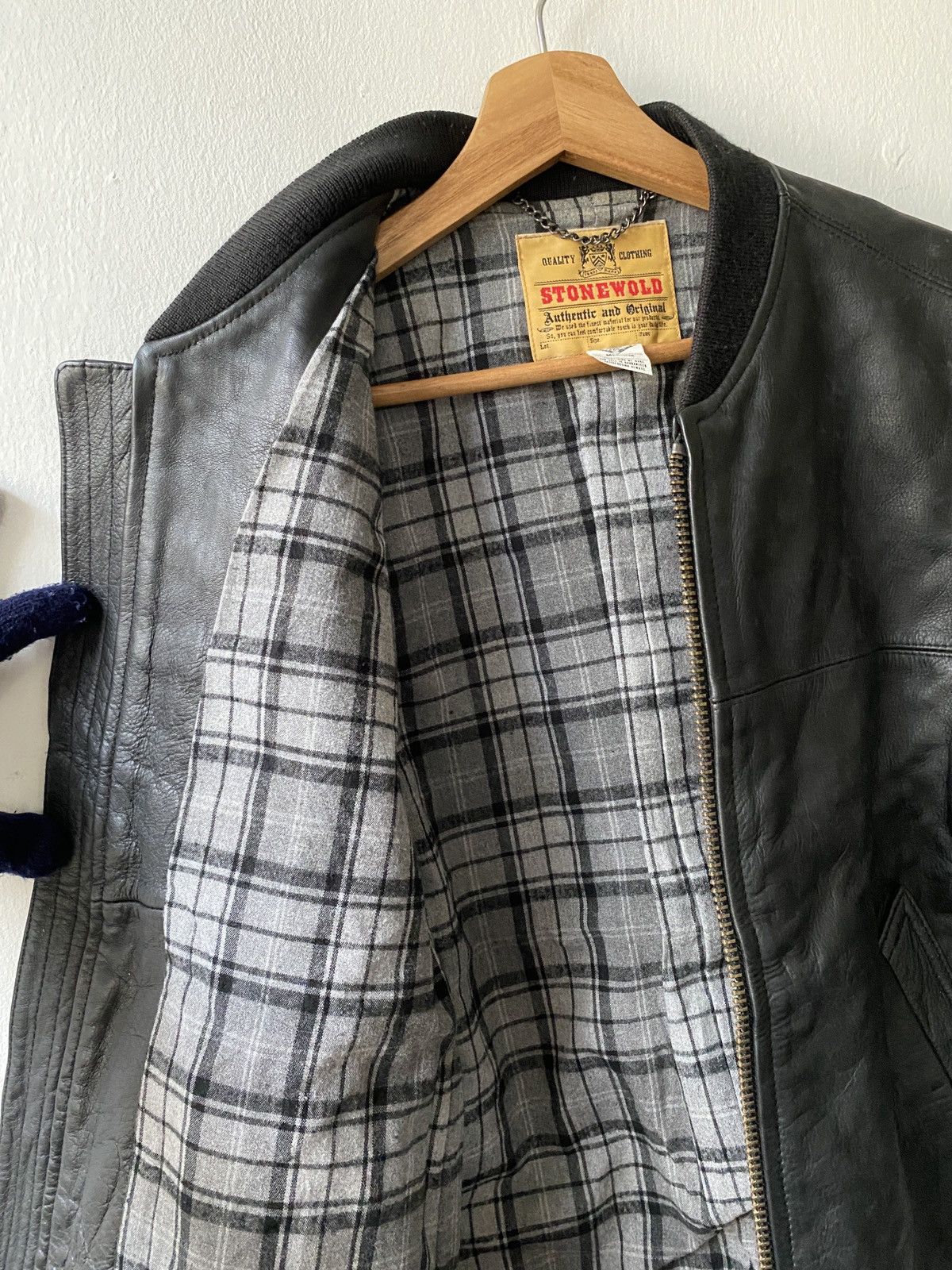Vintage Vintage Stone Wold Leather Jacket Size US M / EU 48-50 / 2 - 7 Thumbnail