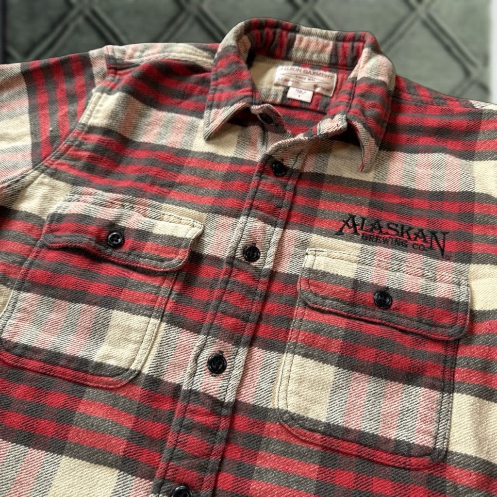 Filson Filson Cotton Flannel Work Shirt S Plaid Red Green Black VTG Chore Button-Up Size US S / EU 44-46 / 1 - 1 Thumbnail