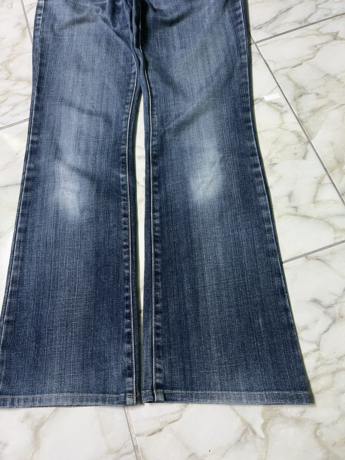 Beauty Beast × If Six Was Nine × Uniqlo 💥Insane 90’s Style Japanese Uniqlo Washed Flare Jean Size US 28 / EU 44 - 4 Thumbnail