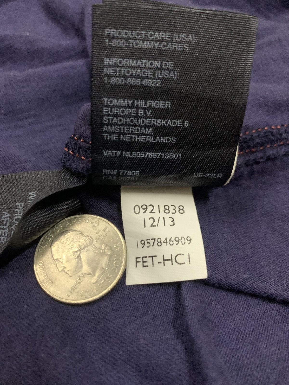 Tommy Hilfiger Tommy Hilfiger Men's Navy Printed Size US L / EU 52-54 / 3 - 6 Thumbnail