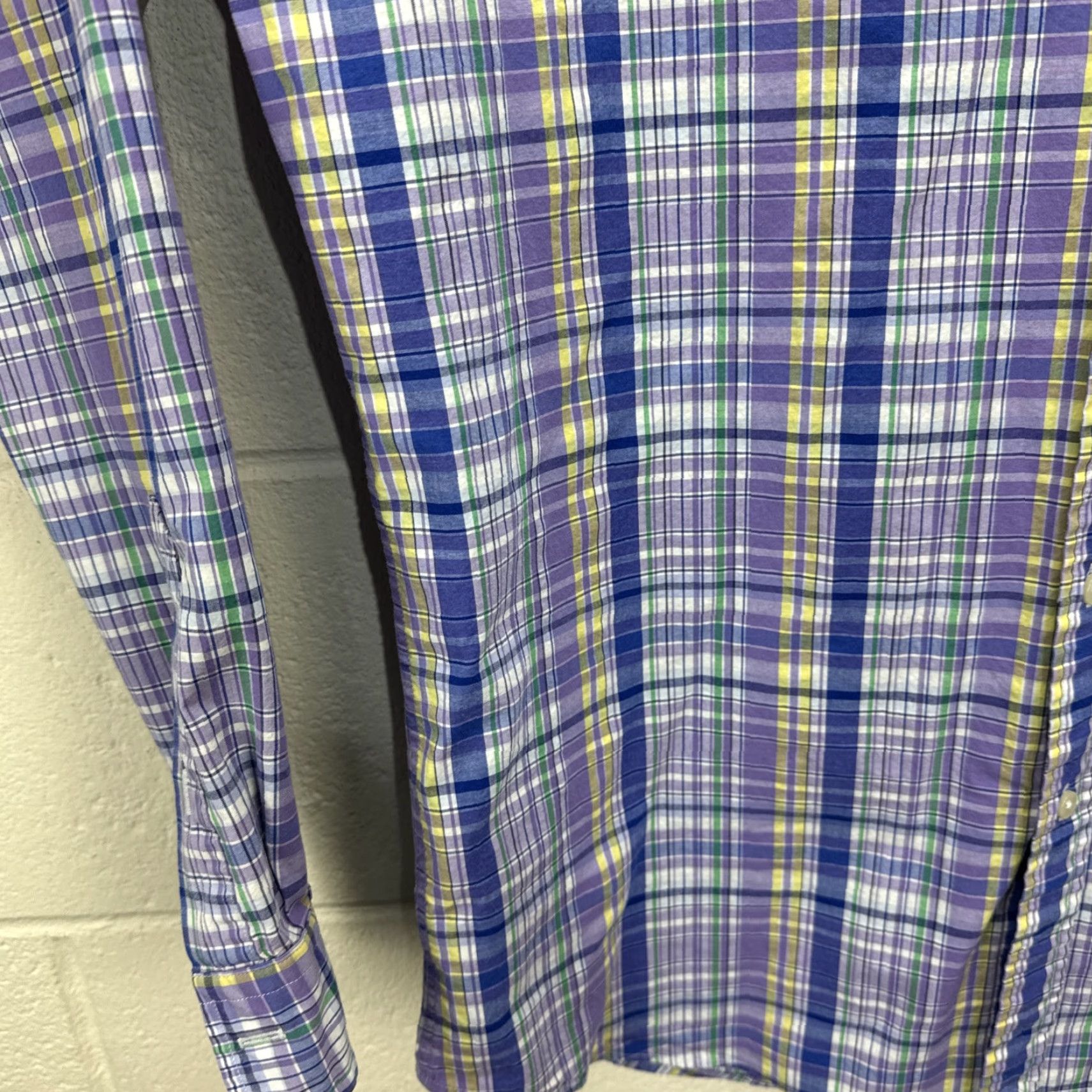 Polo Ralph Lauren VINTAGE Polo Ralph Lauren Mens Shirt M Purple Plaid Classic Button-Down Preppy Casual Golf Size US M / EU 48-50 / 2 - 5 Thumbnail