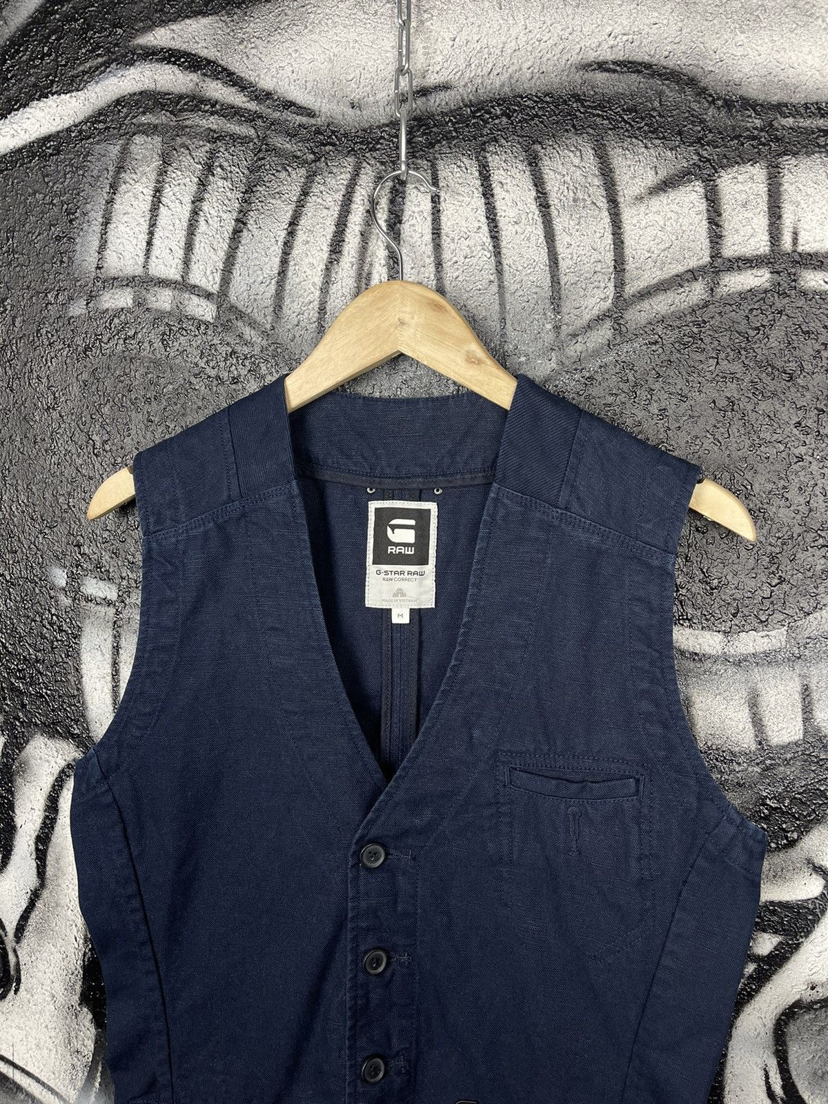 G-Star G Star RAW Correct Lens Gilet Western Men’s Vest Size M Size US M / EU 48-50 / 2 - 3 Thumbnail