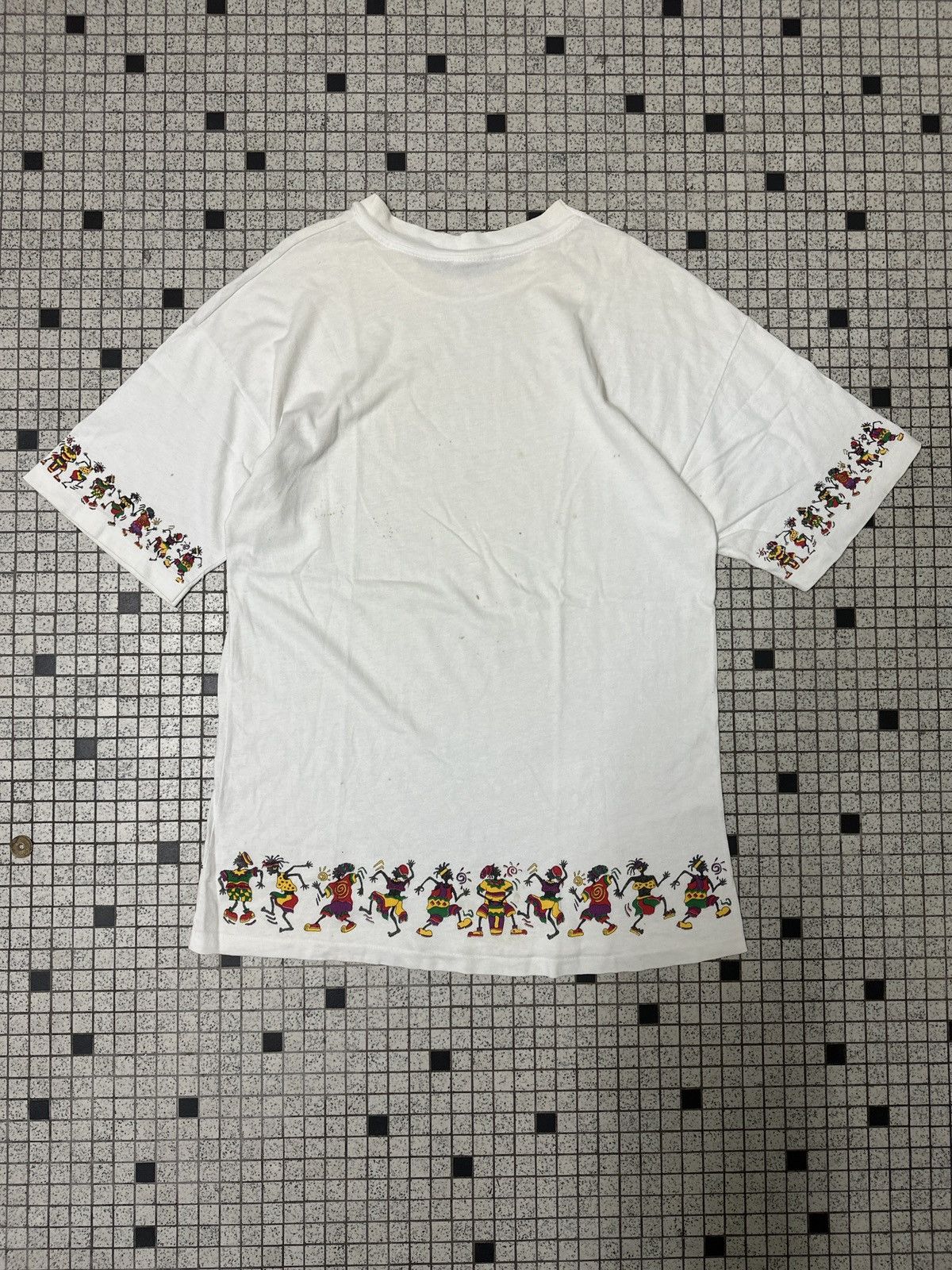 Vintage 🔥RARE🔥 Vintage 90s Reggae Jam Jamaica Over Print Shirt Size US L / EU 52-54 / 3 - 2 Thumbnail