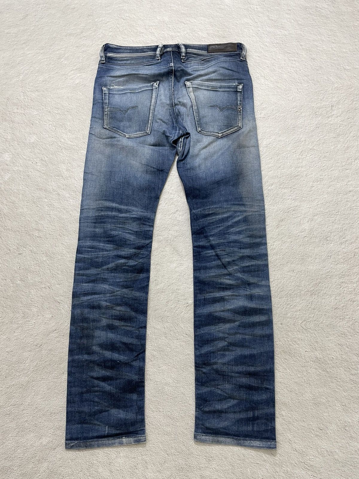Kapital 2000s Diesel Belther Ripped Denim faded Y2K Ifsix LGB number Size US 30 / EU 46 - 9 Thumbnail