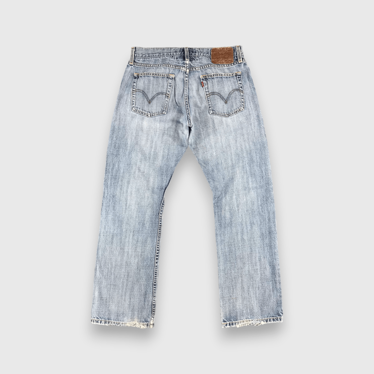 Levi's Vintage Levis 514 Jeans Faded Blue Denim-J991 Size US 33 - 2 Thumbnail