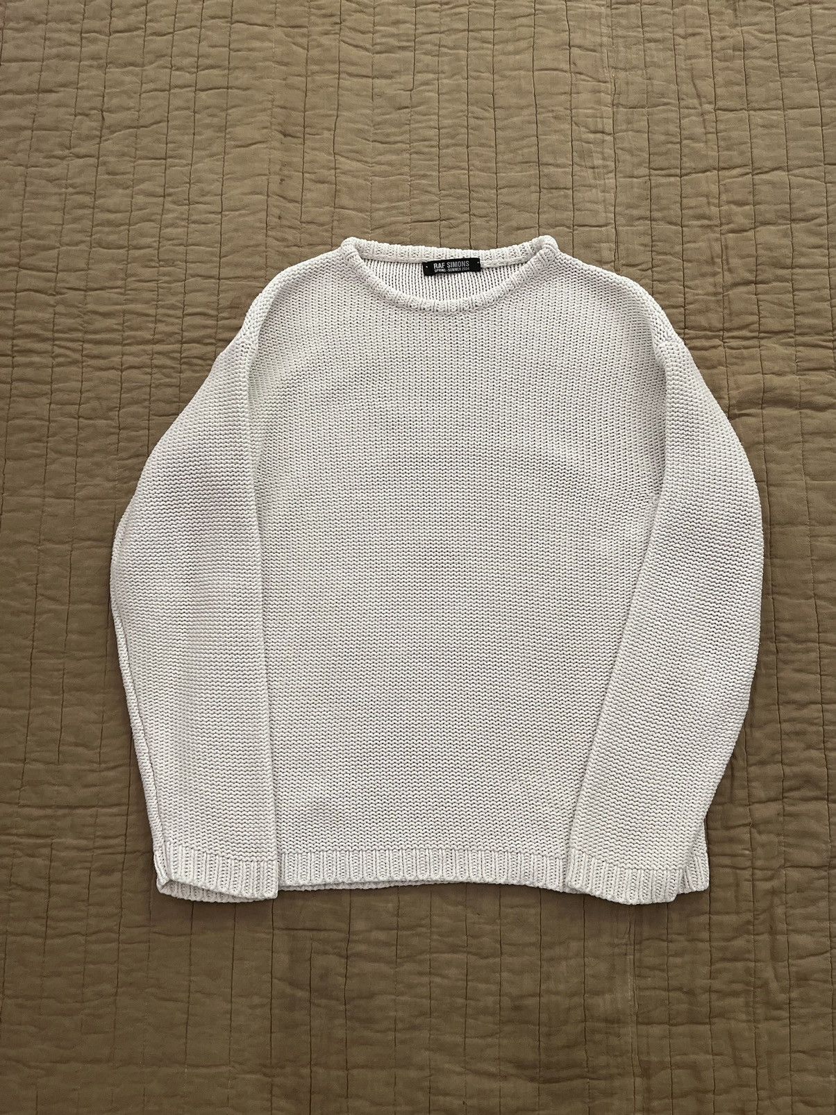 Raf Simons ss04 May The Circles be Unbroken White Sample Knit Size US M / EU 48-50 / 2 - 1 Thumbnail