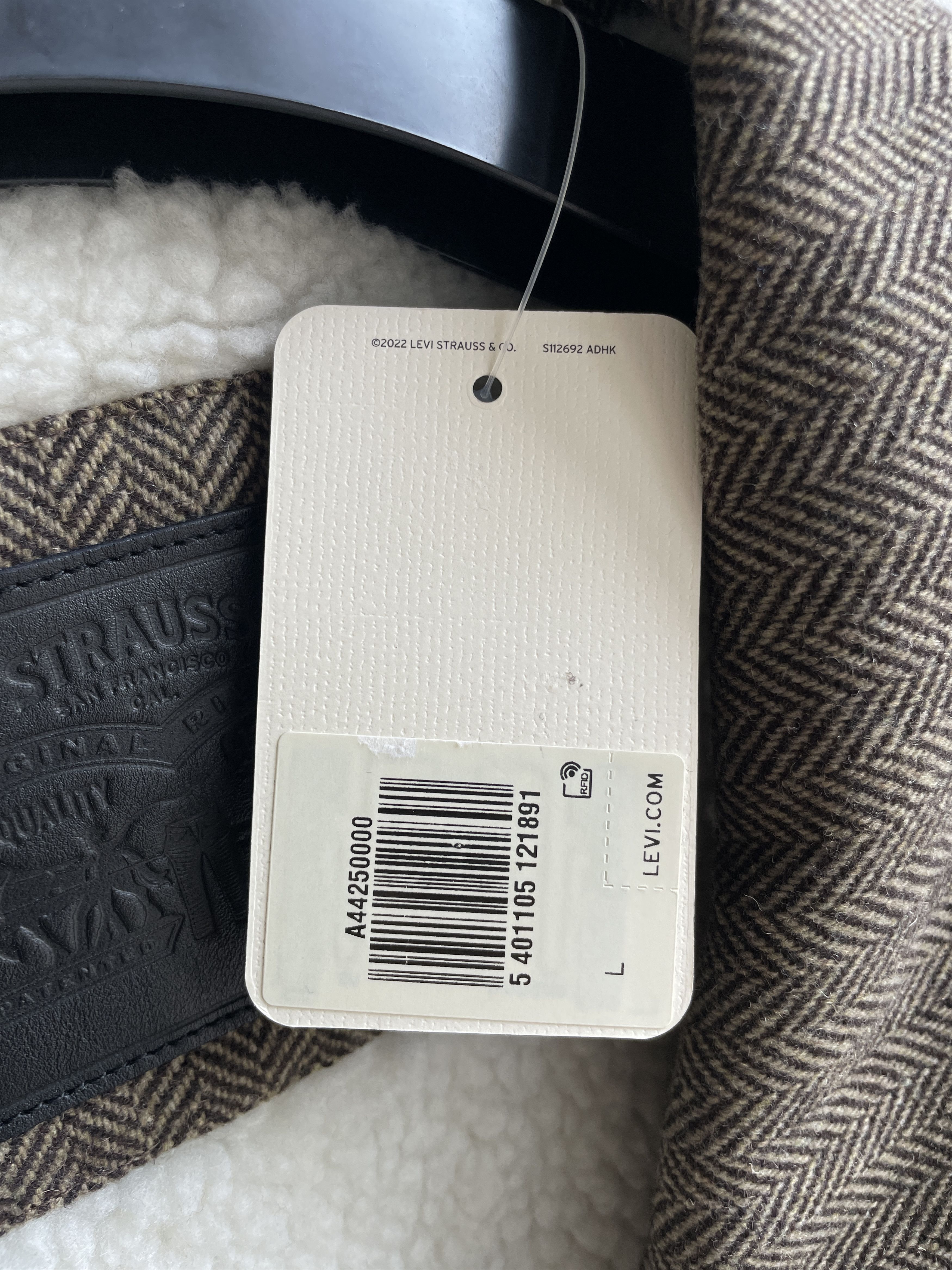 Levi's BNWT Levi's Jasper Club Herringbone Sherpa Lined Coat Size L Size US L / EU 52-54 / 3 - 11 Thumbnail