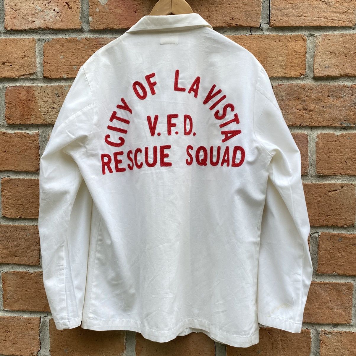 Vintage CITY OF LA VISTA V.F.D. RESCUE SQUAD Vintage Work Jacket Size 38L - 1 Thumbnail