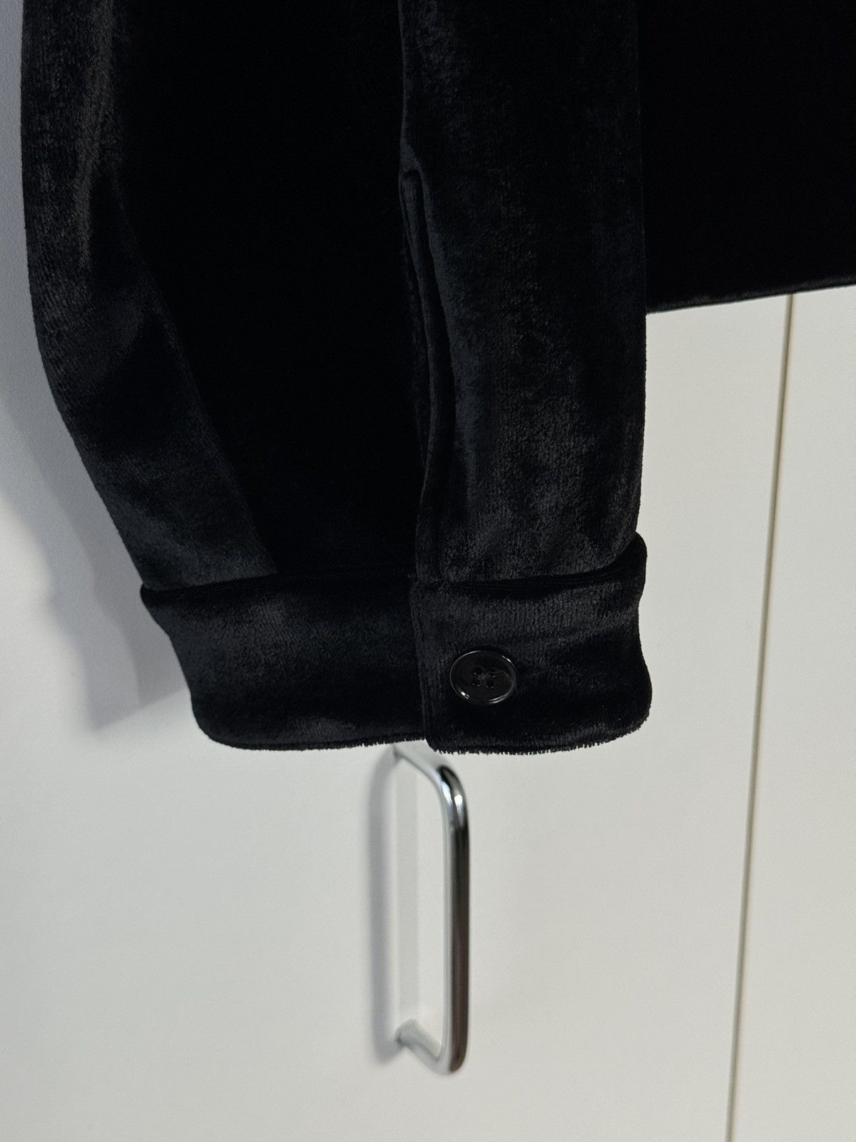 Jil Sander Buttoned Viscose and Wool-Blend Velvet Overshirt 54 Size US XXL / EU 58 / 5 - 4 Thumbnail