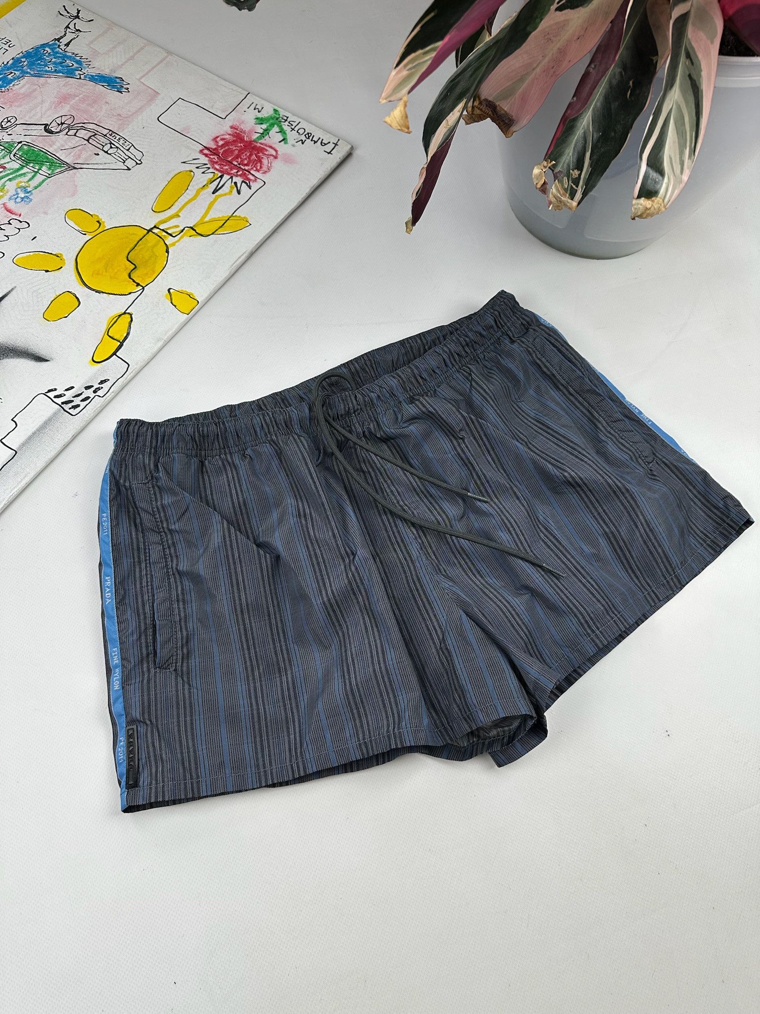 Prada PRADA Shorts Nylon Swim black Tab pants Size US 30 / EU 46 - 5 Thumbnail