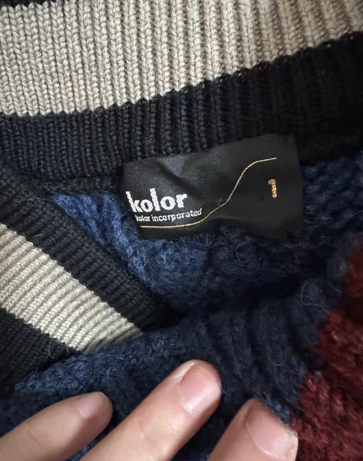 Kolor KOLOR Sweater Size US S / EU 44-46 / 1 - 3 Thumbnail