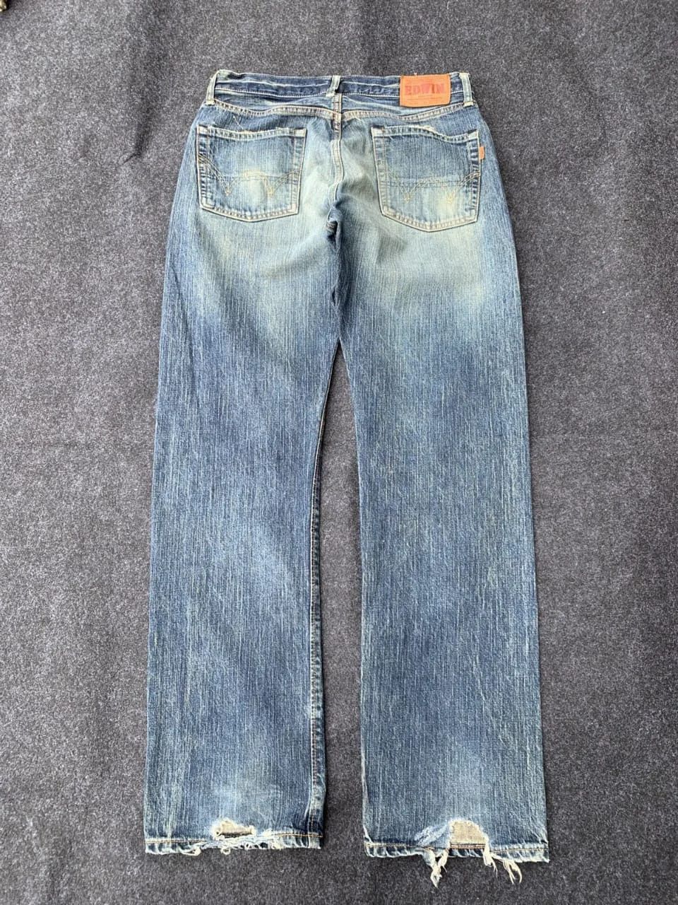 Edwin Vintage Edwin 505zx selvedge fucking faded jeans. Size US 32 / EU 48 - 2 Thumbnail