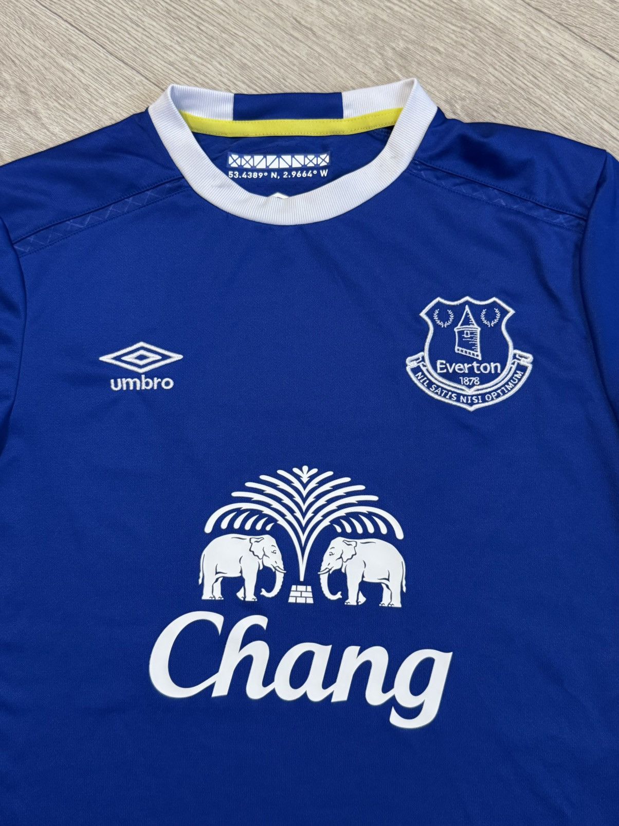 Umbro 🔷Umbro Everton 2016/17 Soccer jersey🔷 Size US M / EU 48-50 / 2 - 4 Thumbnail