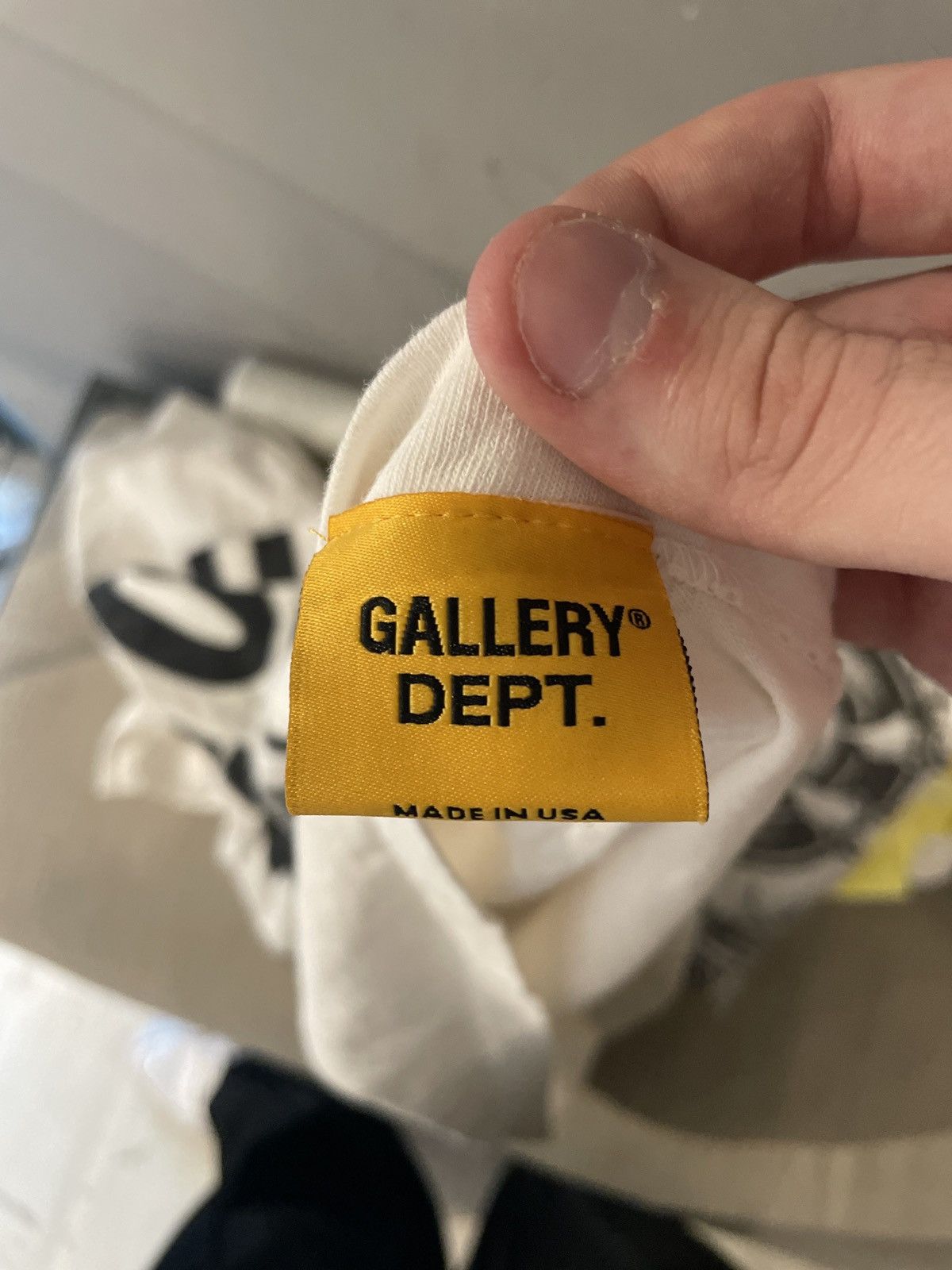 Gallery Dept. Gallery Dept. You Are Late T-Shirt White M Size US M / EU 48-50 / 2 - 5 Thumbnail