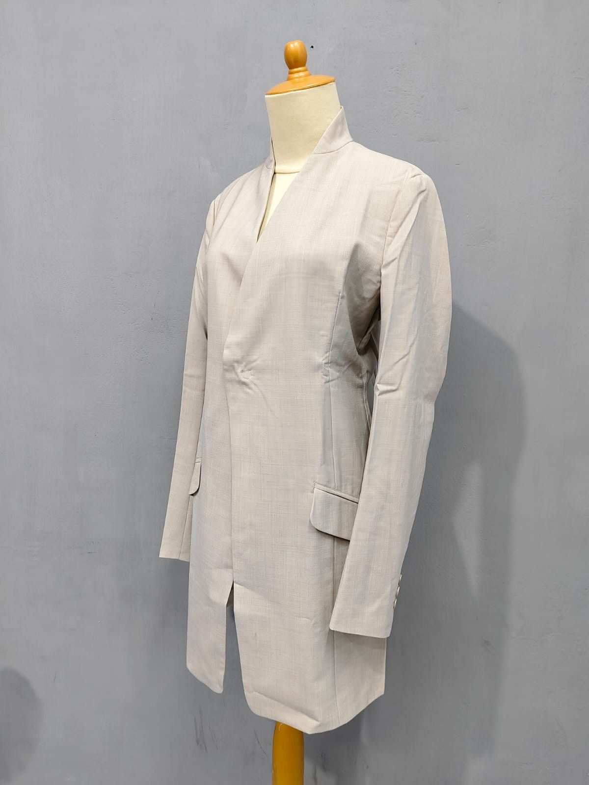 Yohji Yamamoto Y's by Yohji Yamamoto Minimalist Collarless Duster Coat Size M / US 6-8 / IT 42-44 - 3 Thumbnail