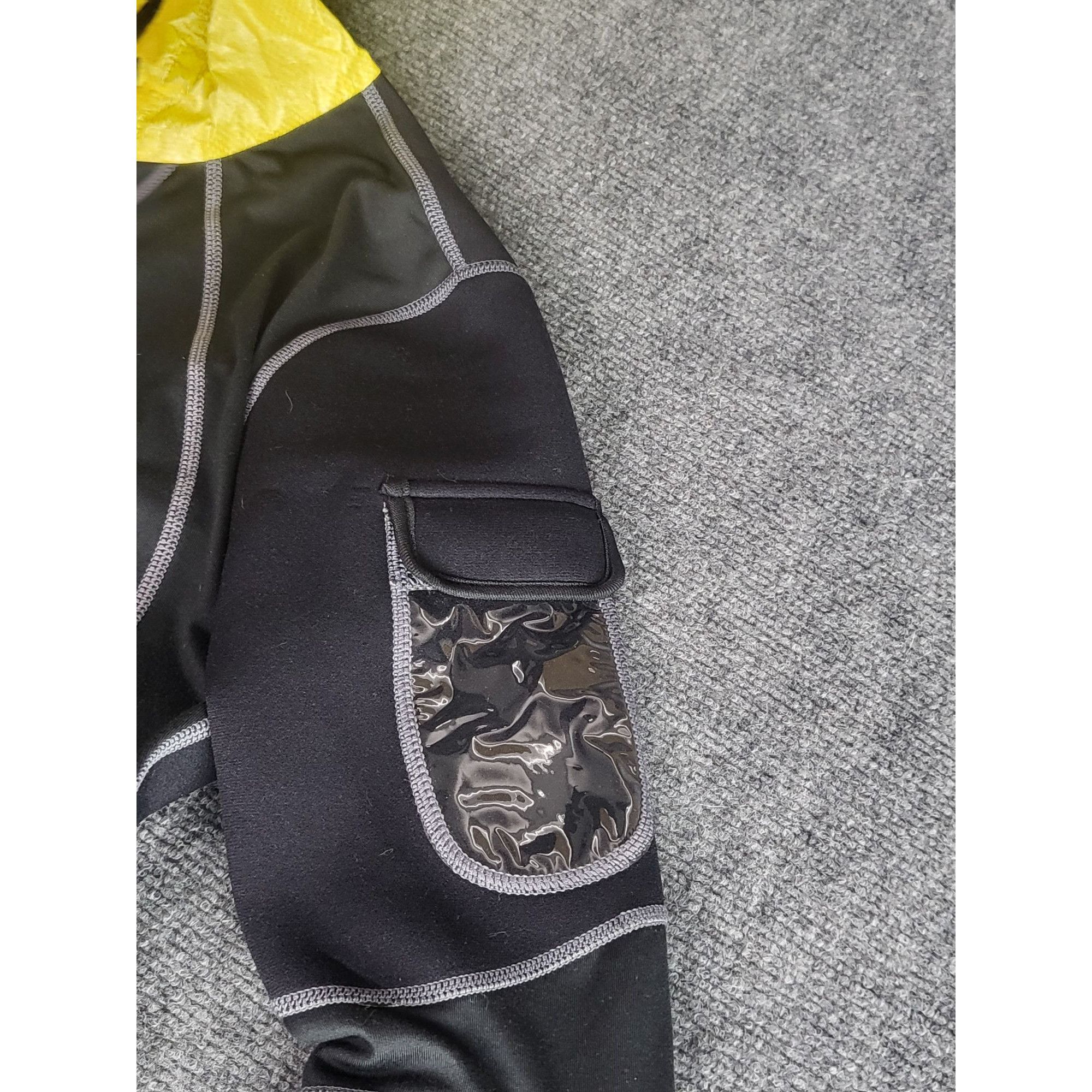 Other Zaggora Hooded Body Blazer Jacket Women Sz L Black Yellow Ac Size L / US 10 / IT 46 - 7 Thumbnail