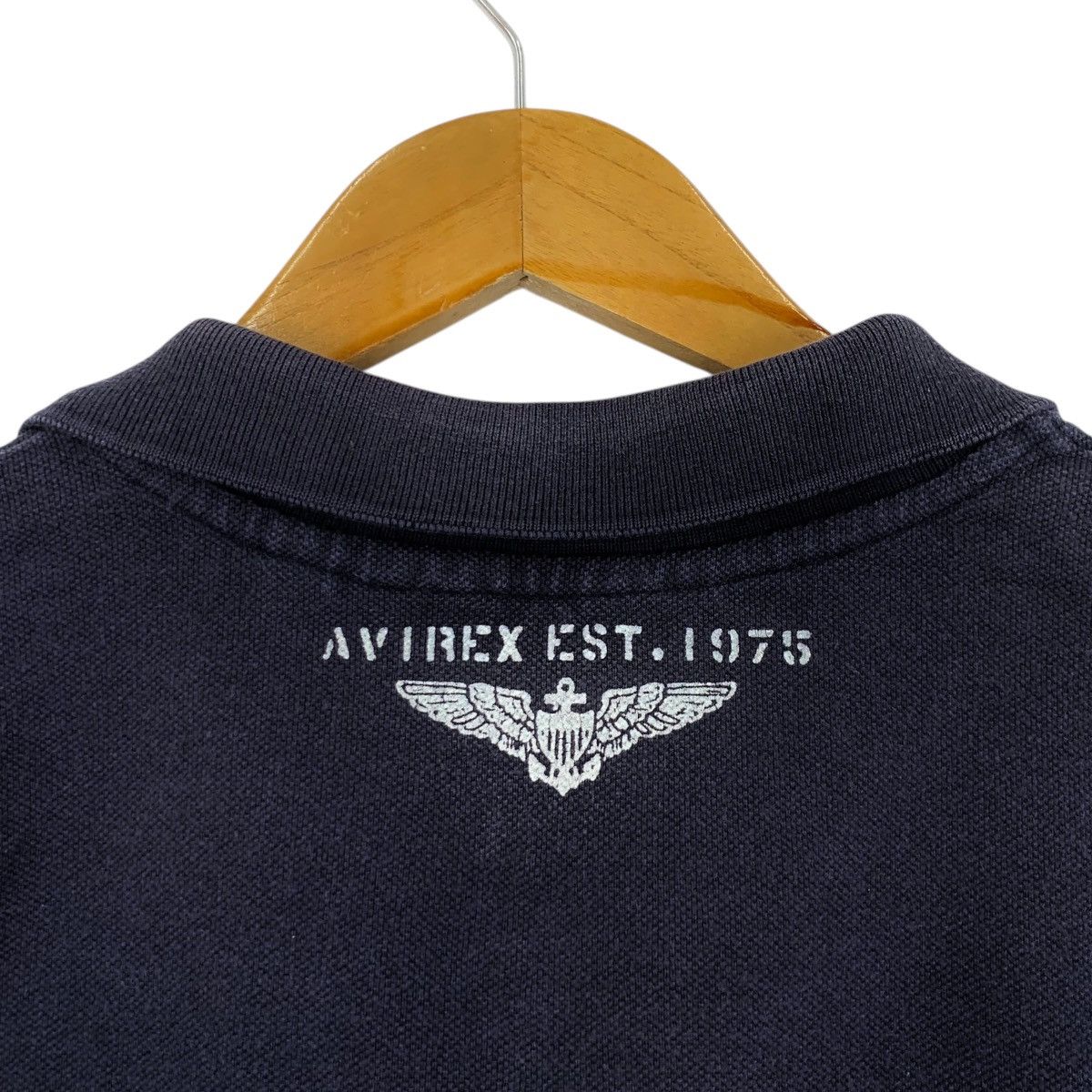 Avirex Vintage AVIREX USN TOMCAT US Navy Dallas Polo Size L / US 10 / IT 46 - 8 Thumbnail