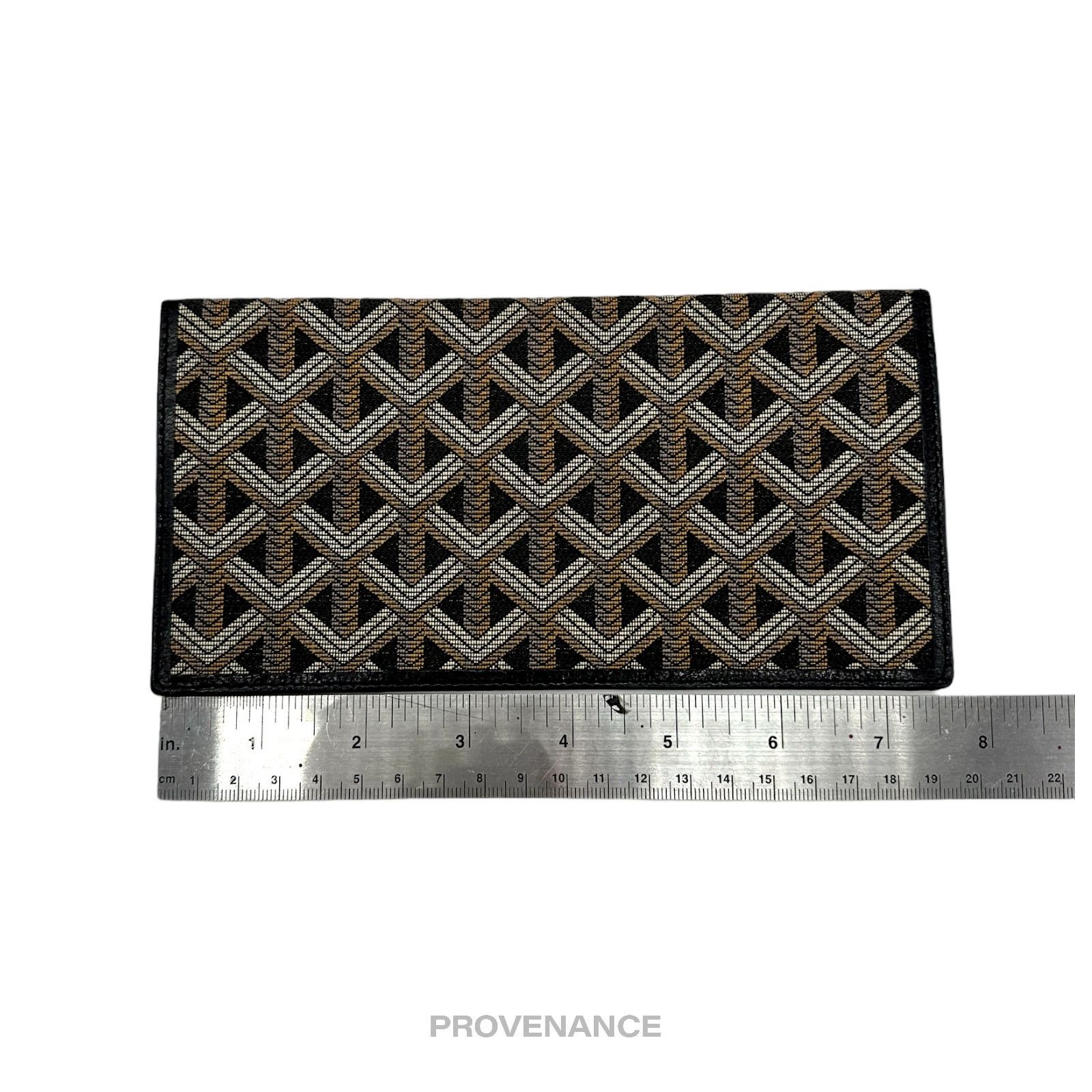 Goyard 🔴 Goyard Long Wallet - Black Jacquard Goyardine Size ONE SIZE - 8 Thumbnail