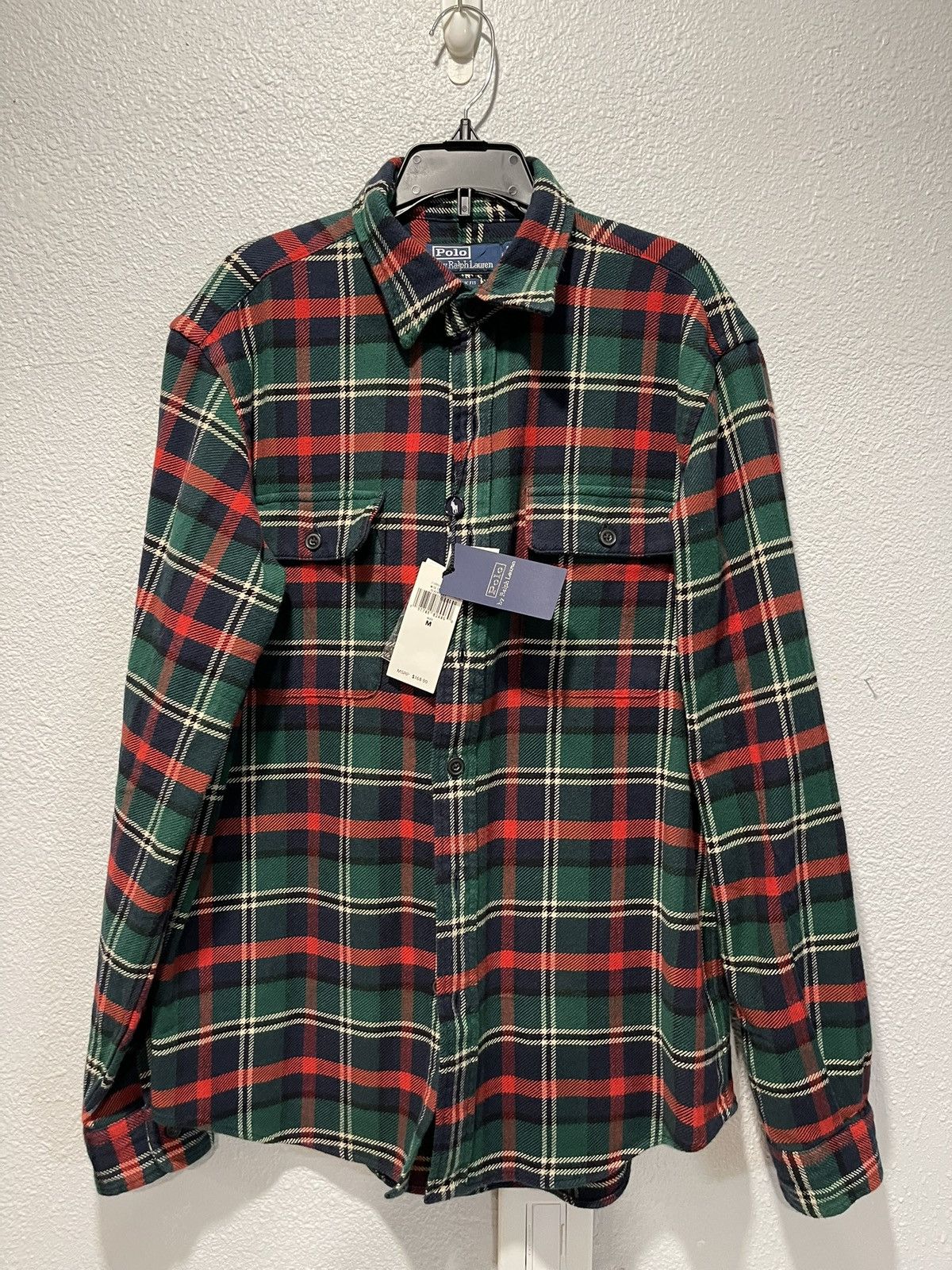 Polo Ralph Lauren Polo Ralph Lauren Green Plaid Flannel Classic Fit Men’s M Size US M / EU 48-50 / 2 - 1 Thumbnail