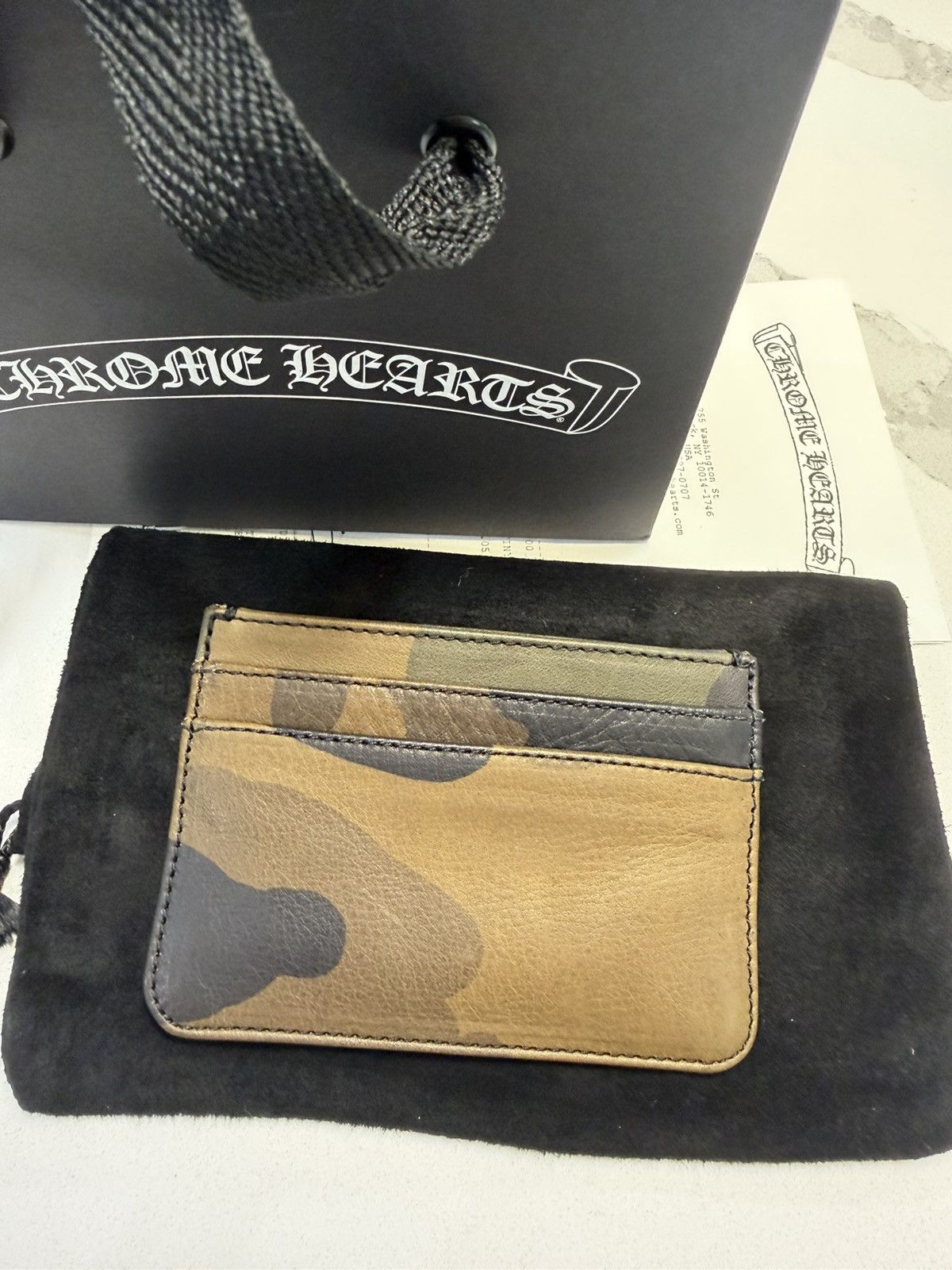Chrome Hearts CHROME HEARTS CARD CASE WALLET CAMO Size ONE SIZE - 5 Thumbnail