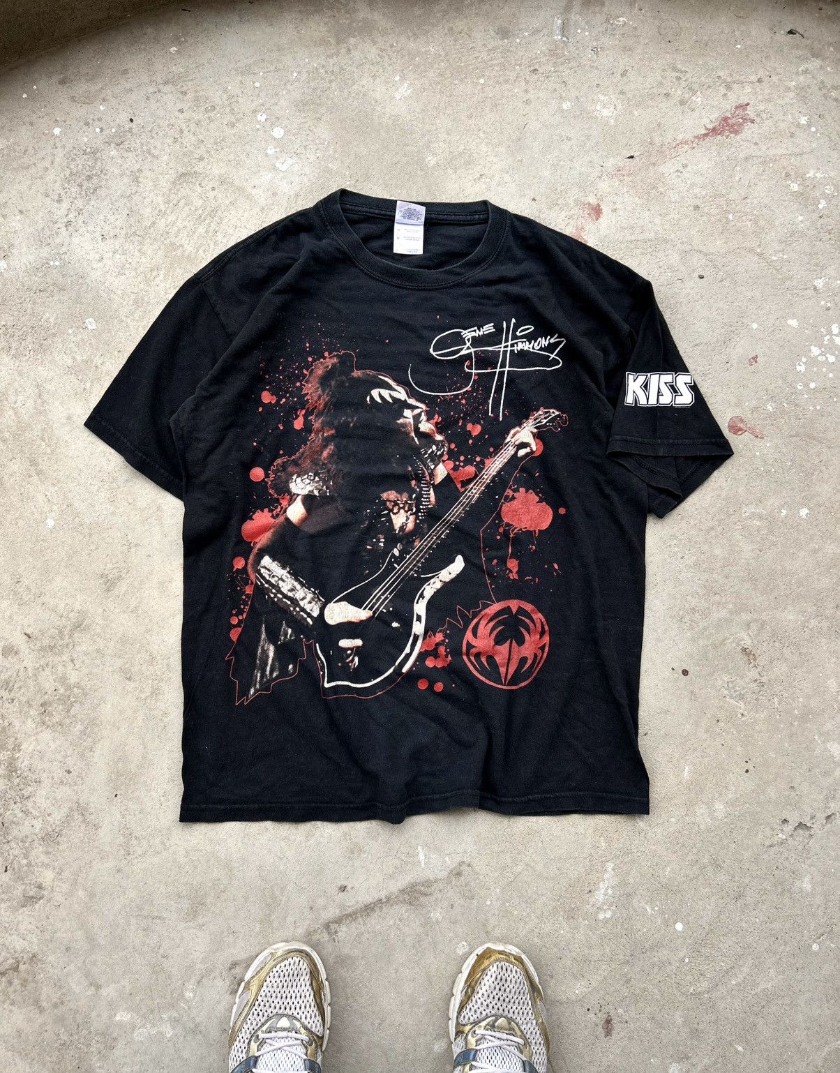 Band Tees 💥RARE VINTAGE💥 1999 KISS GENE SIMMONS Size US L / EU 52-54 / 3 - 7 Thumbnail