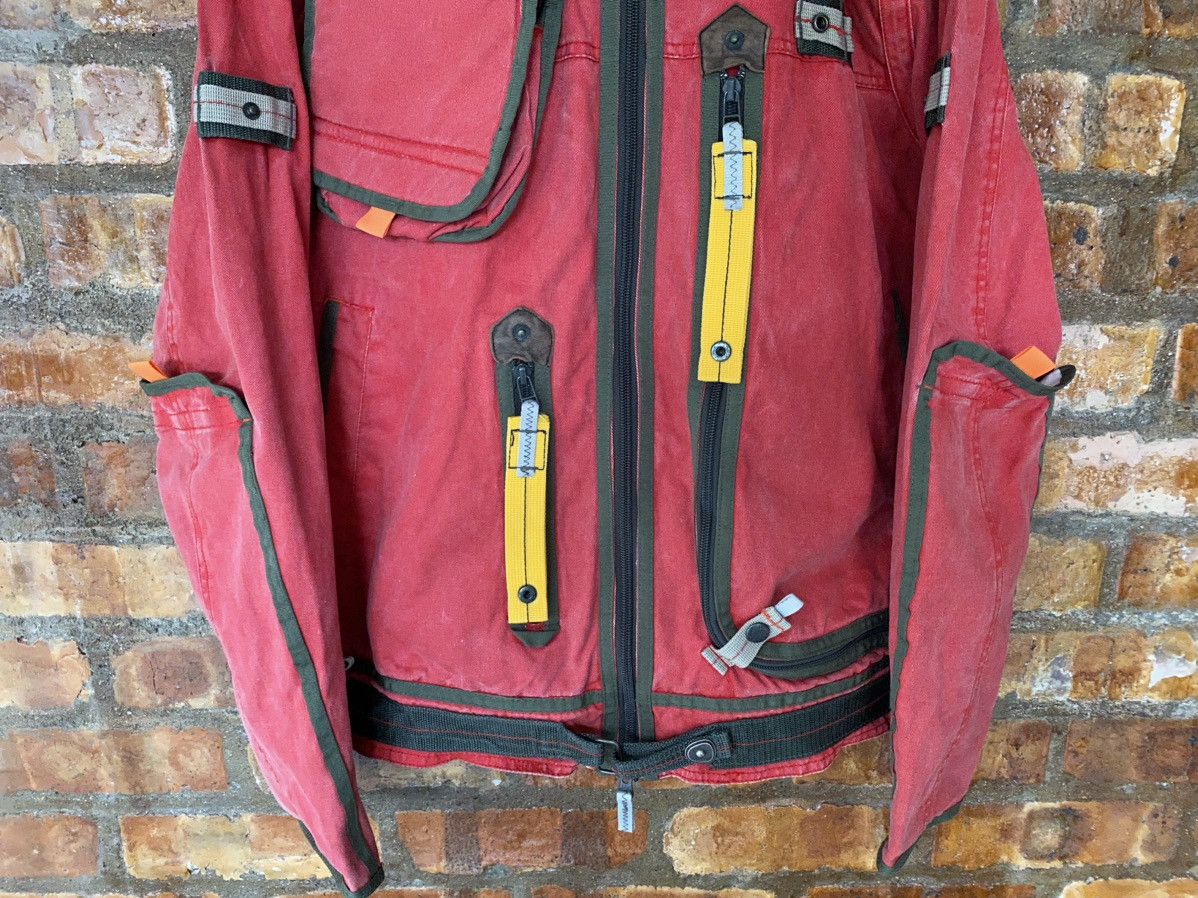 Avirex × Japanese Brand Vtg Avirex Analoq Q 3D cargos parachute bondage jacket Size US L / EU 52-54 / 3 - 5 Thumbnail