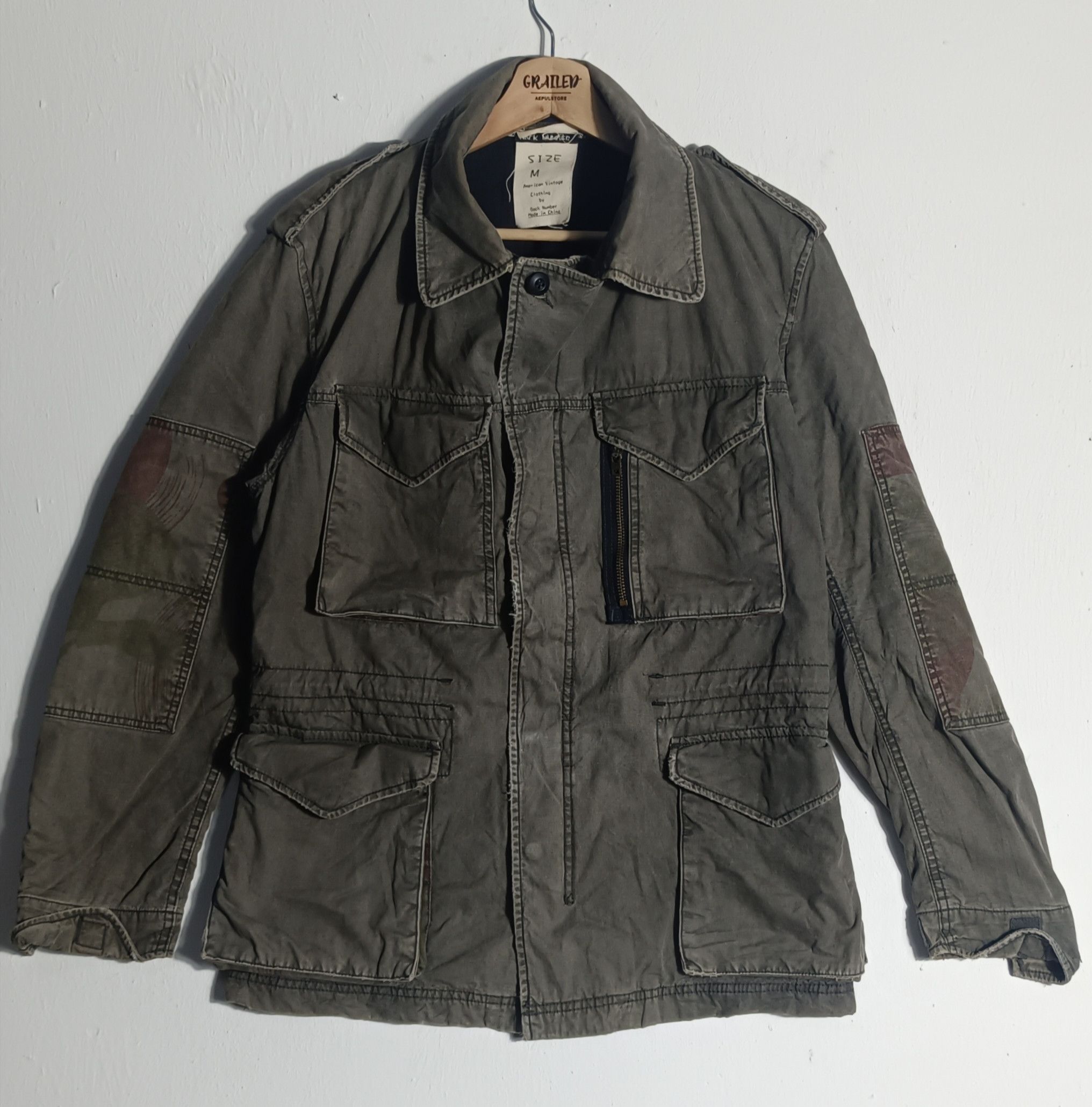 Japanese Brand × Vintage Fashion🔥🔥Vintage Back Number Army Fashion Style Size US M / EU 48-50 / 2 - 3 Thumbnail