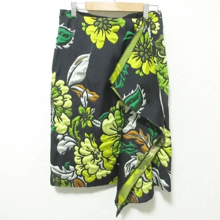 Dries Van Noten dries van noten size：36 Floral jacquard skirt 2506-Nextarr Size 22" - 1 Thumbnail