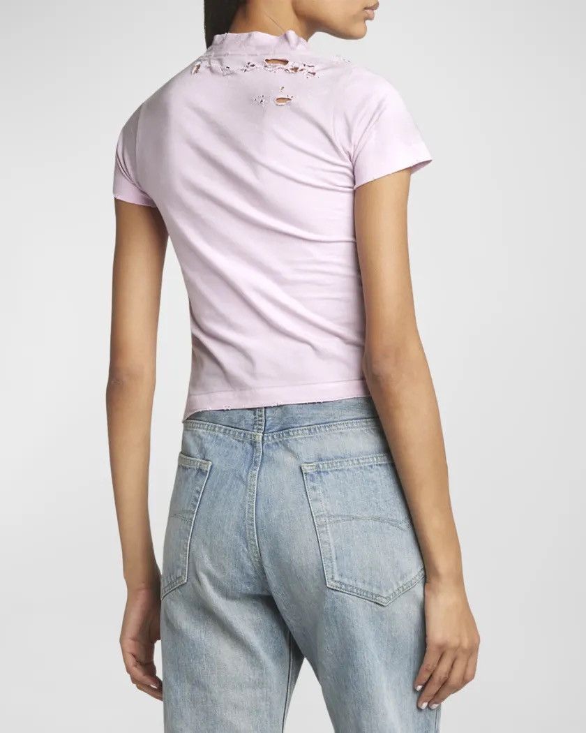 Balenciaga Balenciaga Gothic Type T-Shirt Pink Size S / US 4 / IT 40 - 3 Thumbnail