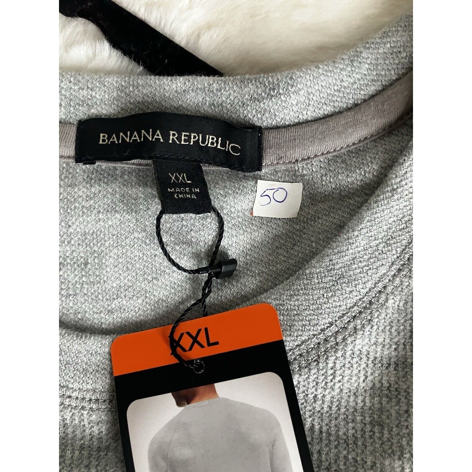 Banana Republic NWT Banana Republic men's pullover Long Sleeve grey 2XL Size US XXL / EU 58 / 5 - 3 Thumbnail