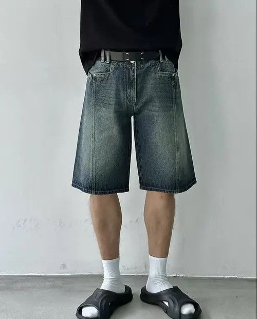 Other Blue washed loose versatile denim shorts Size US 32 / EU 48 - 1 Thumbnail
