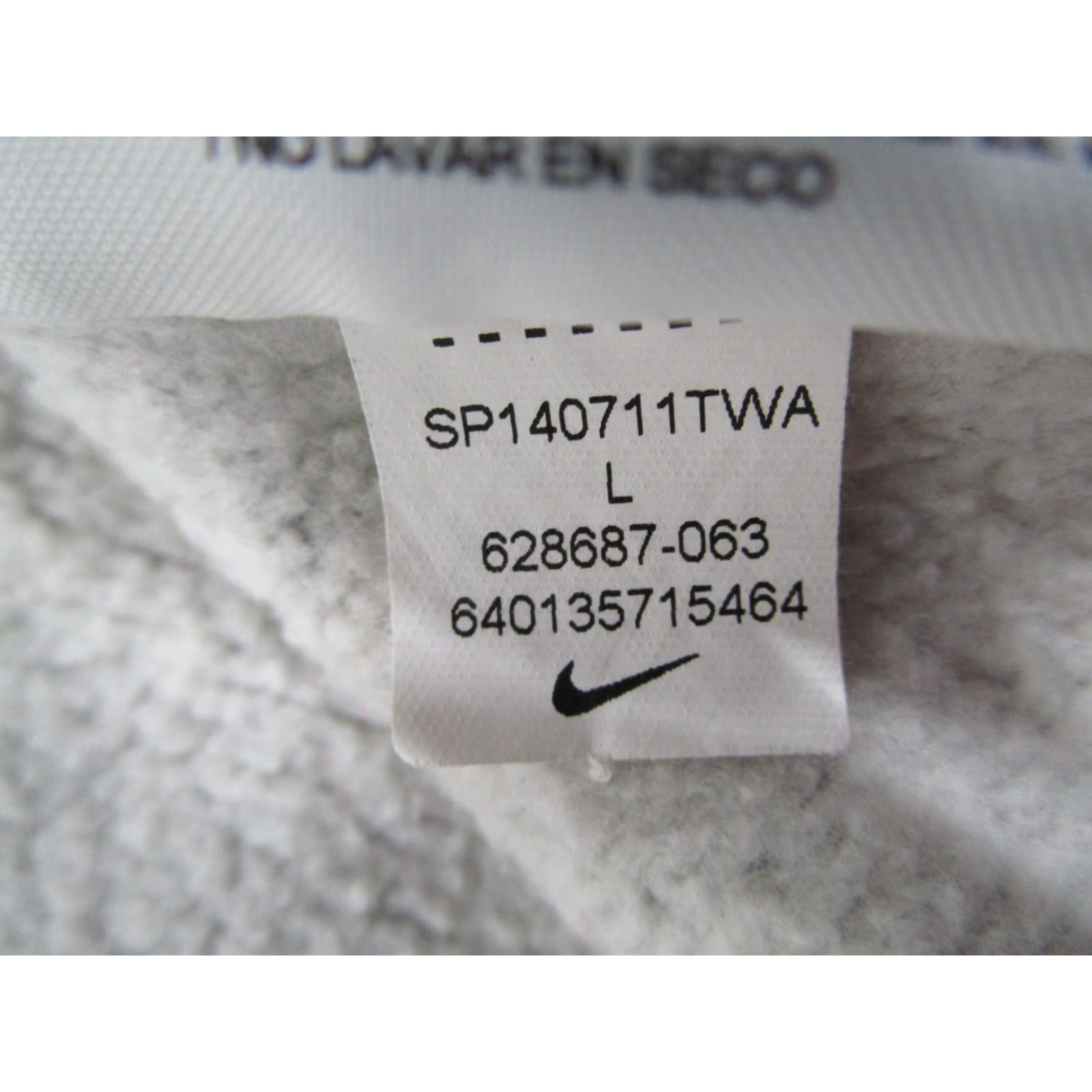Nike Nike Hoodie Mens Large Gray Neon Spellout Sweatshirt Pullover Colorful 90s Theme Sports Pockets Hooded Drawstring Kangaroo Front Graphic 90s Mens Size US L / EU 52-54 / 3 - 5 Thumbnail