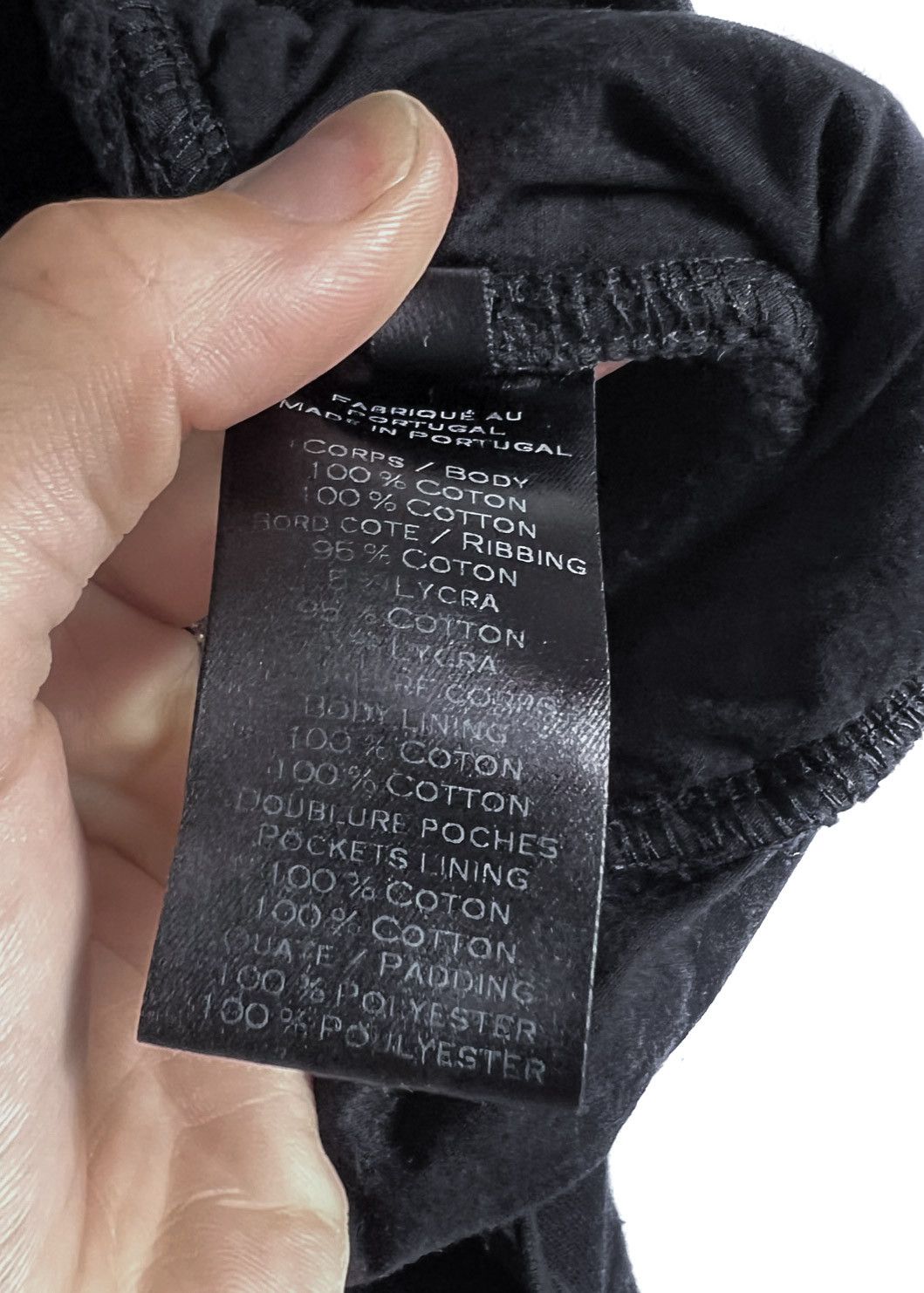 Balmain Balmain Black Textured Biker Sweatpants Size US 36 / EU 52 - 6 Thumbnail